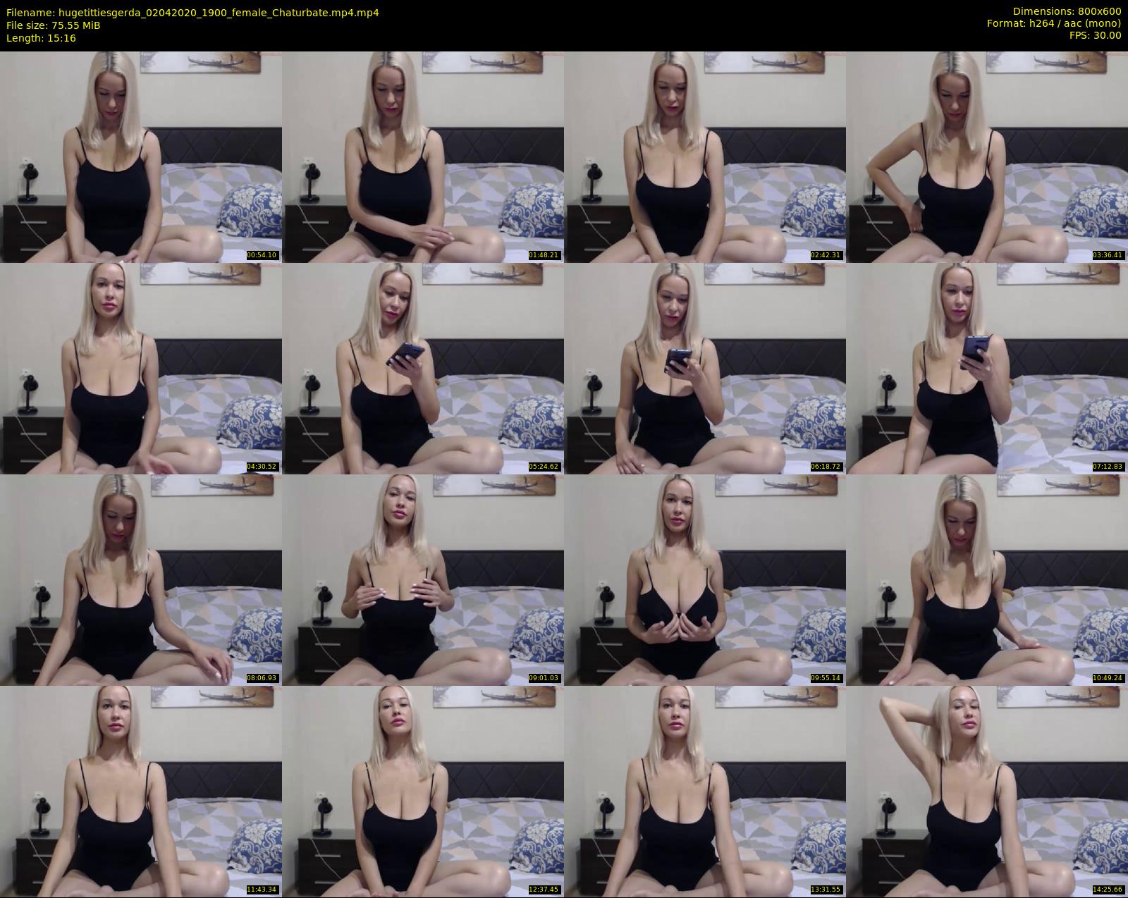 hugetittiesgerda — 16 minute Chaturbate female cam show recording, 480p, Apr 2, 2020