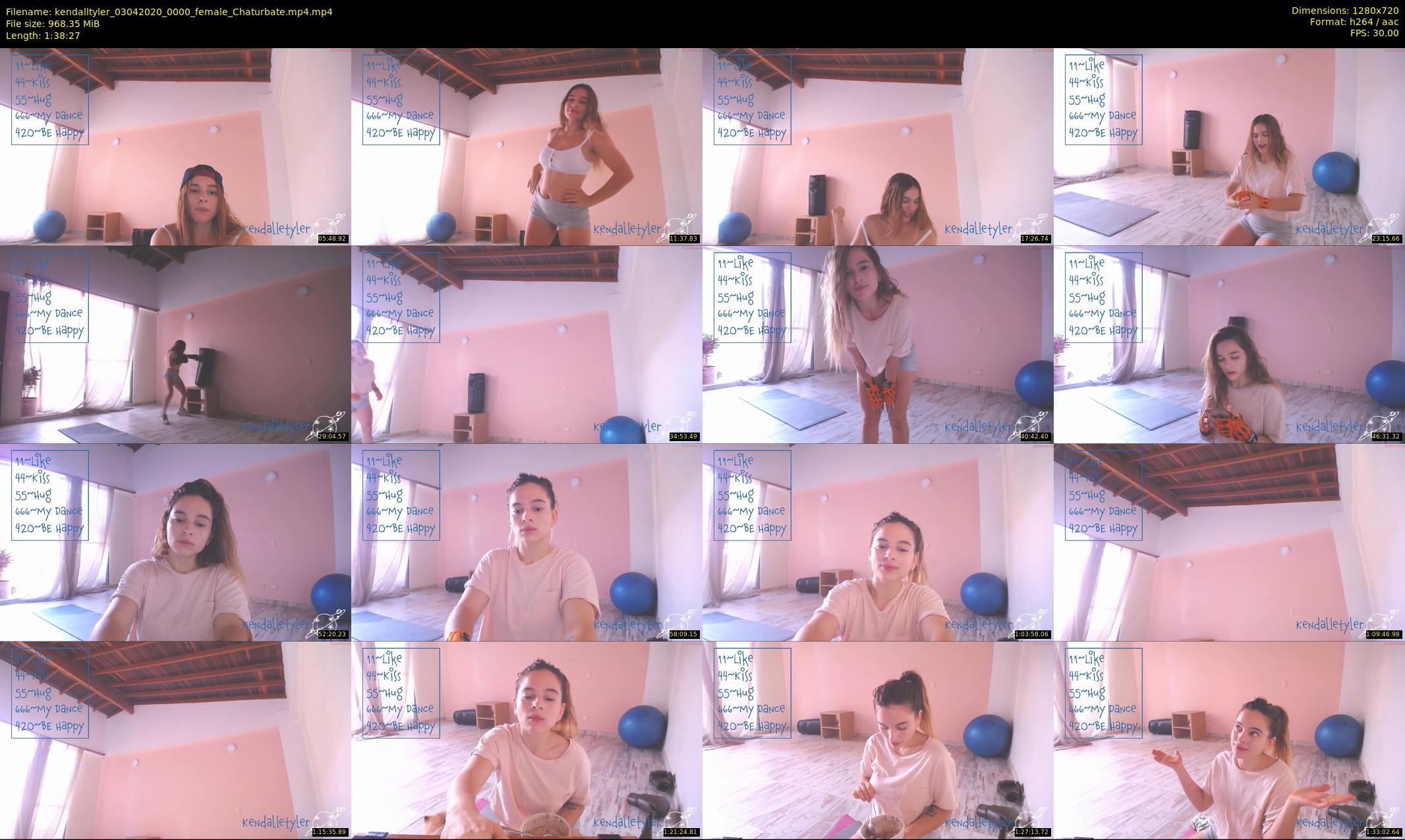 kendalltyler — 99 minute Chaturbate female cam show recording, 720p, Apr 3, 2020
