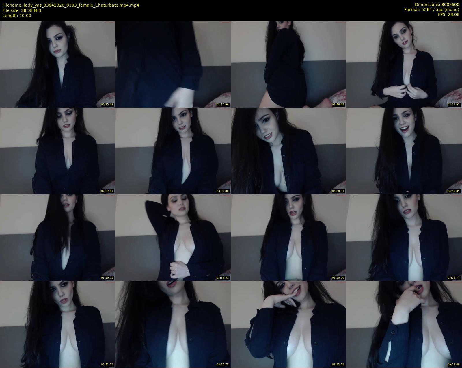 lady_yas — 10 minute Chaturbate female cam show recording, 480p, Apr 3, 2020