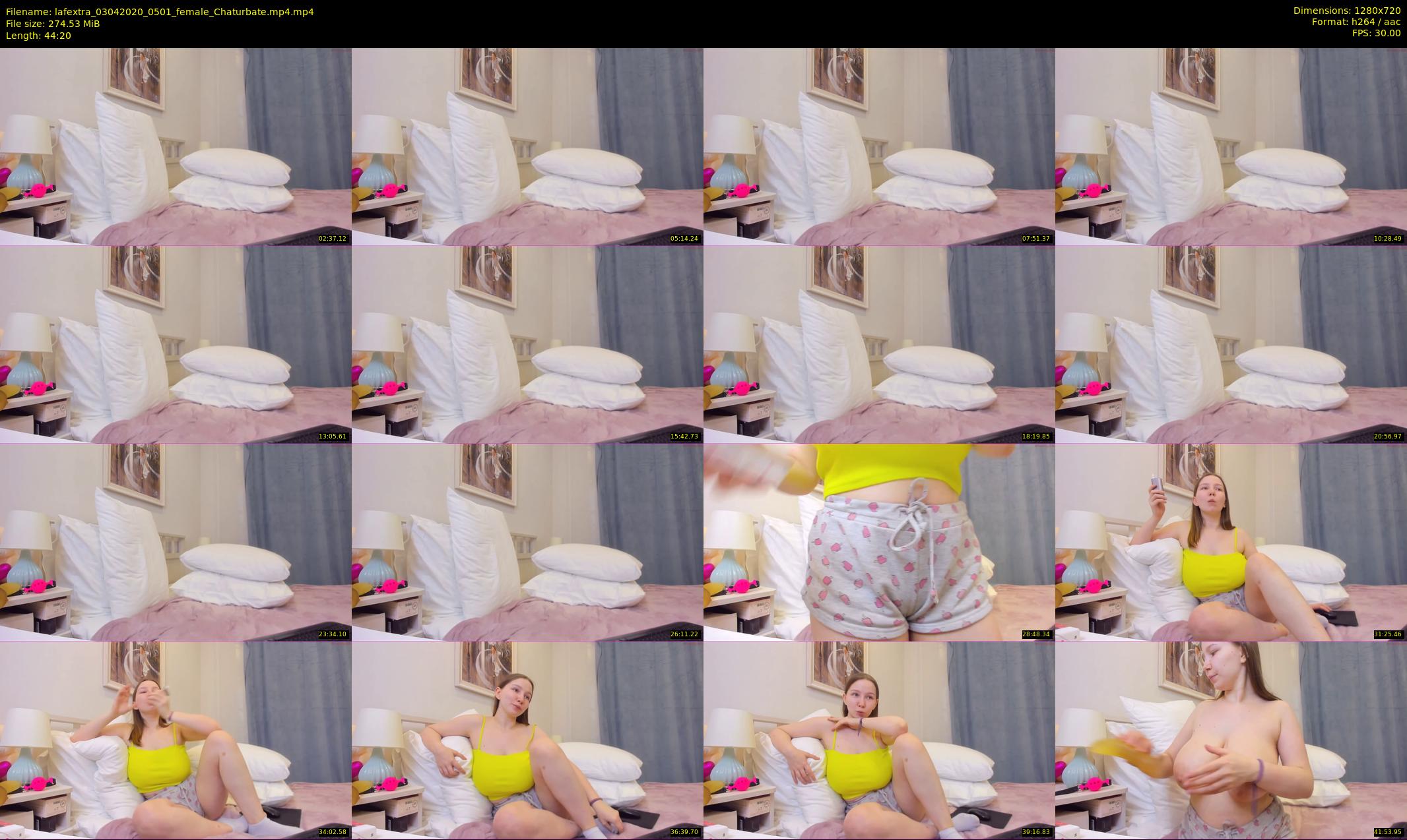 lafextra — 45 minute Chaturbate female cam show recording, 720p, Apr 3, 2020