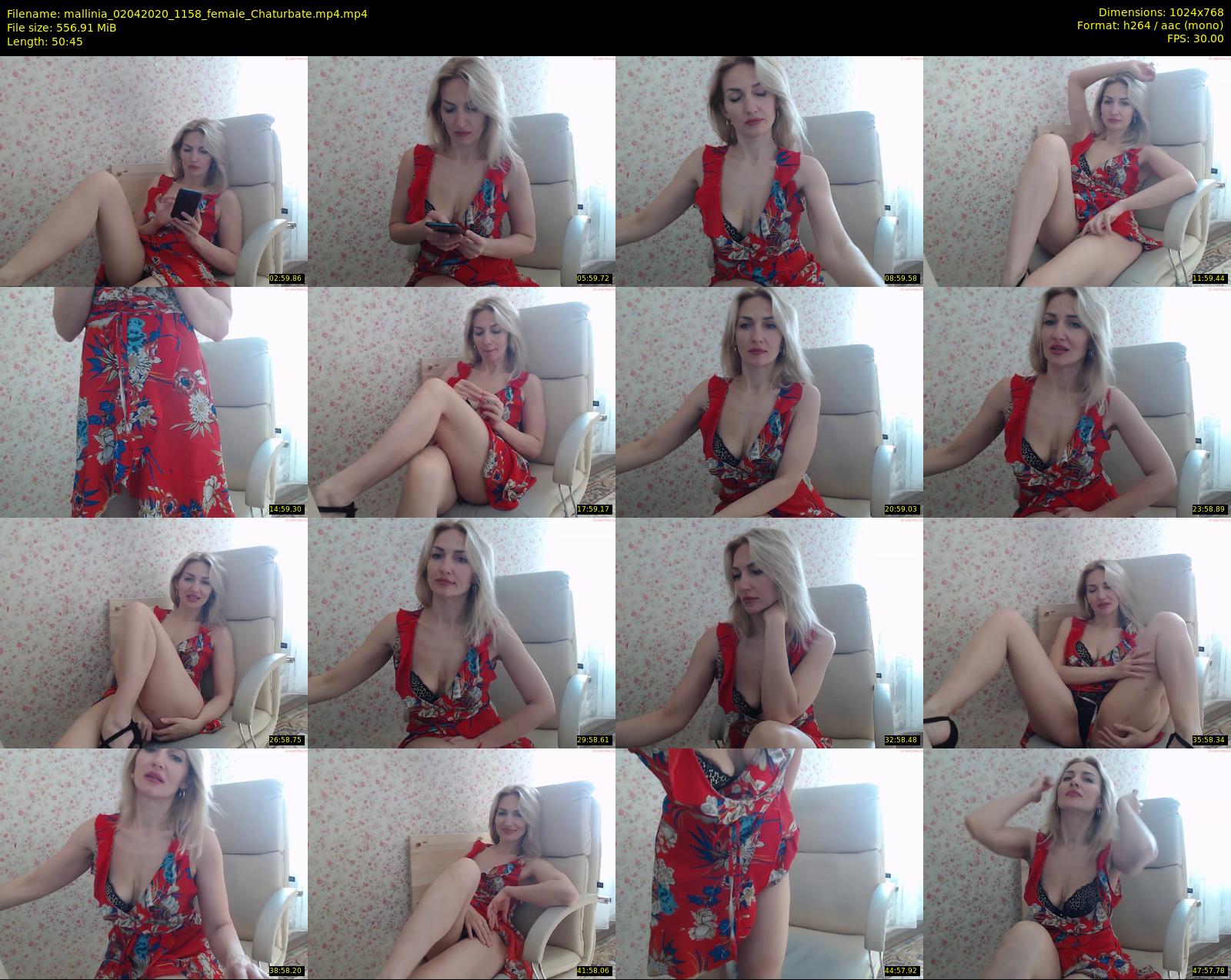 mallinia — 51 minute Chaturbate female cam show recording, 720p, Apr 2, 2020