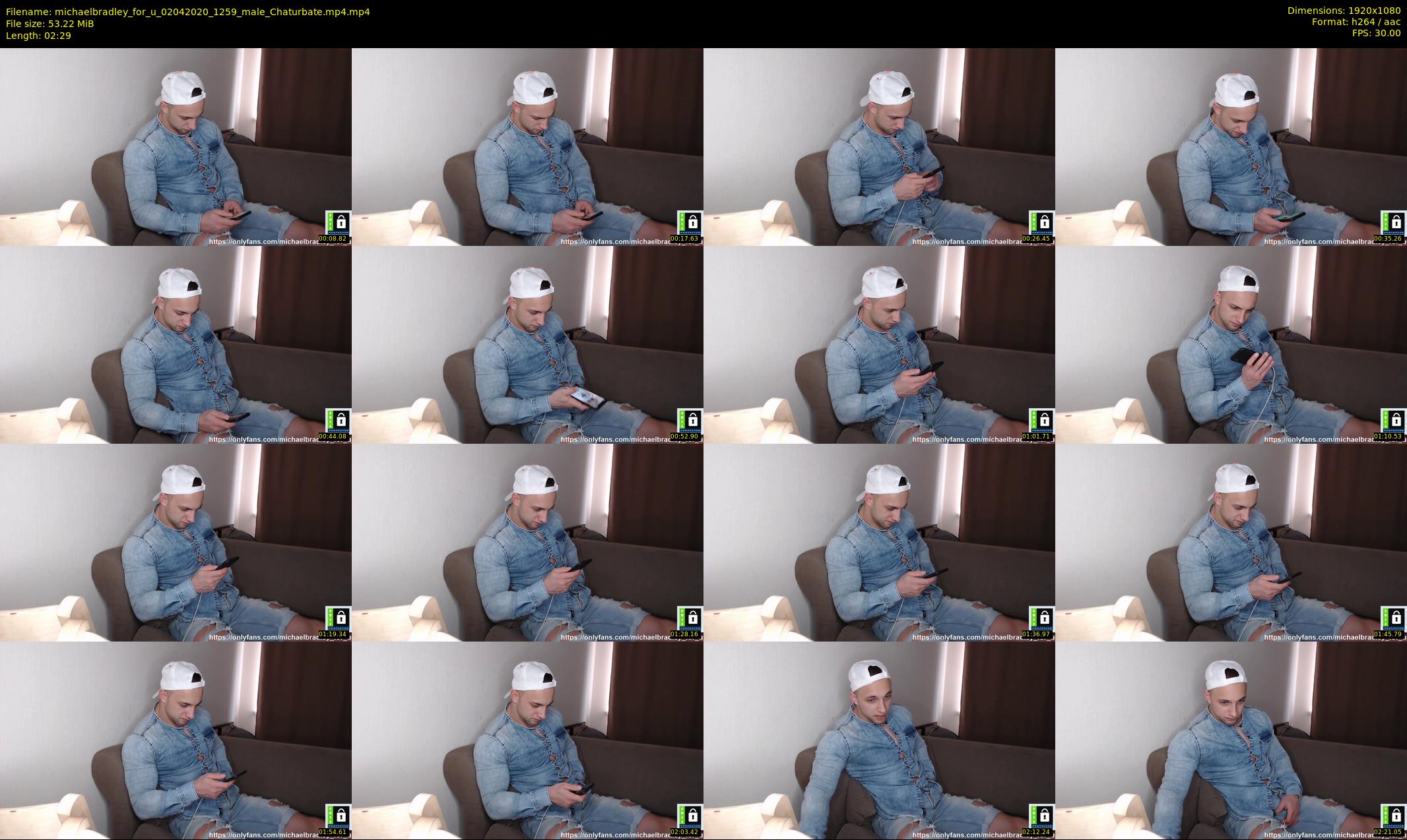michaelbradley_for_u — 3 minute Chaturbate male cam show recording, 1080p, Apr 2, 2020