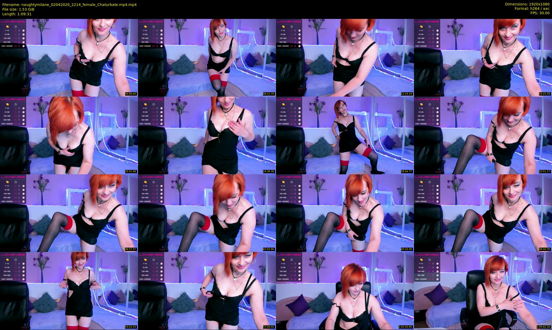 naughtymilane — 70 minute Chaturbate female cam show recording, 1080p, Apr 2, 2020