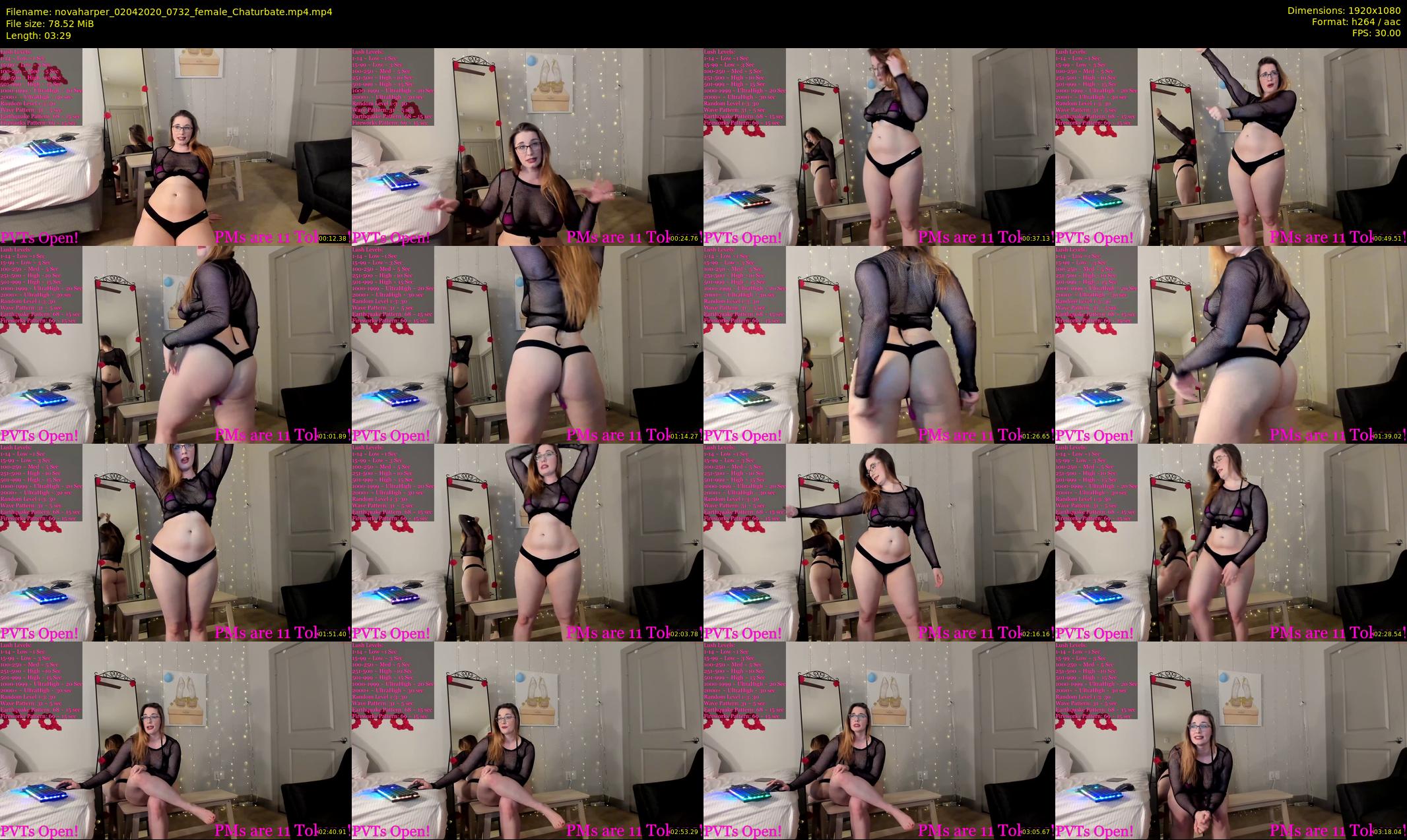 novaharper — 4 minute Chaturbate female cam show recording, 1080p, Apr 2, 2020