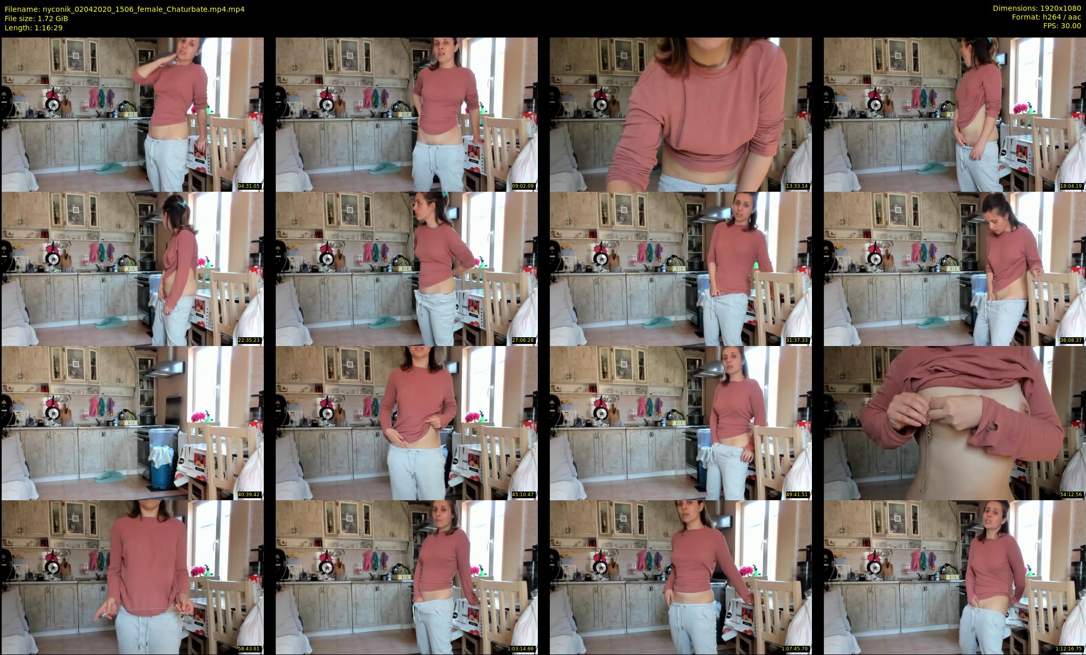 nyconik — 77 minute Chaturbate female cam show recording, 1080p, Apr 2, 2020
