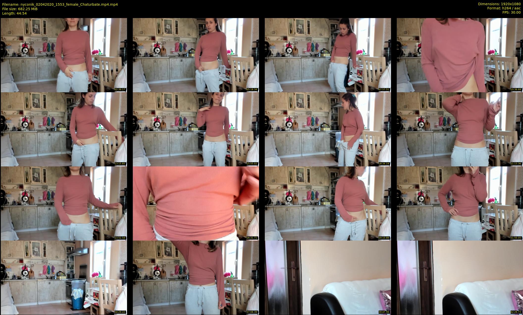 nyconik — 45 minute Chaturbate female cam show recording, 1080p, Apr 2, 2020
