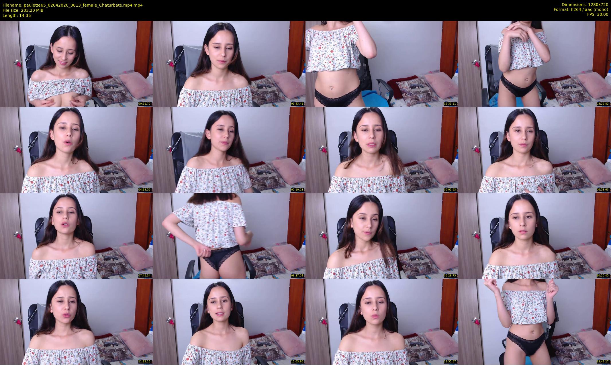 paulette65 — 15 minute Chaturbate female cam show recording, 720p, Apr 2, 2020
