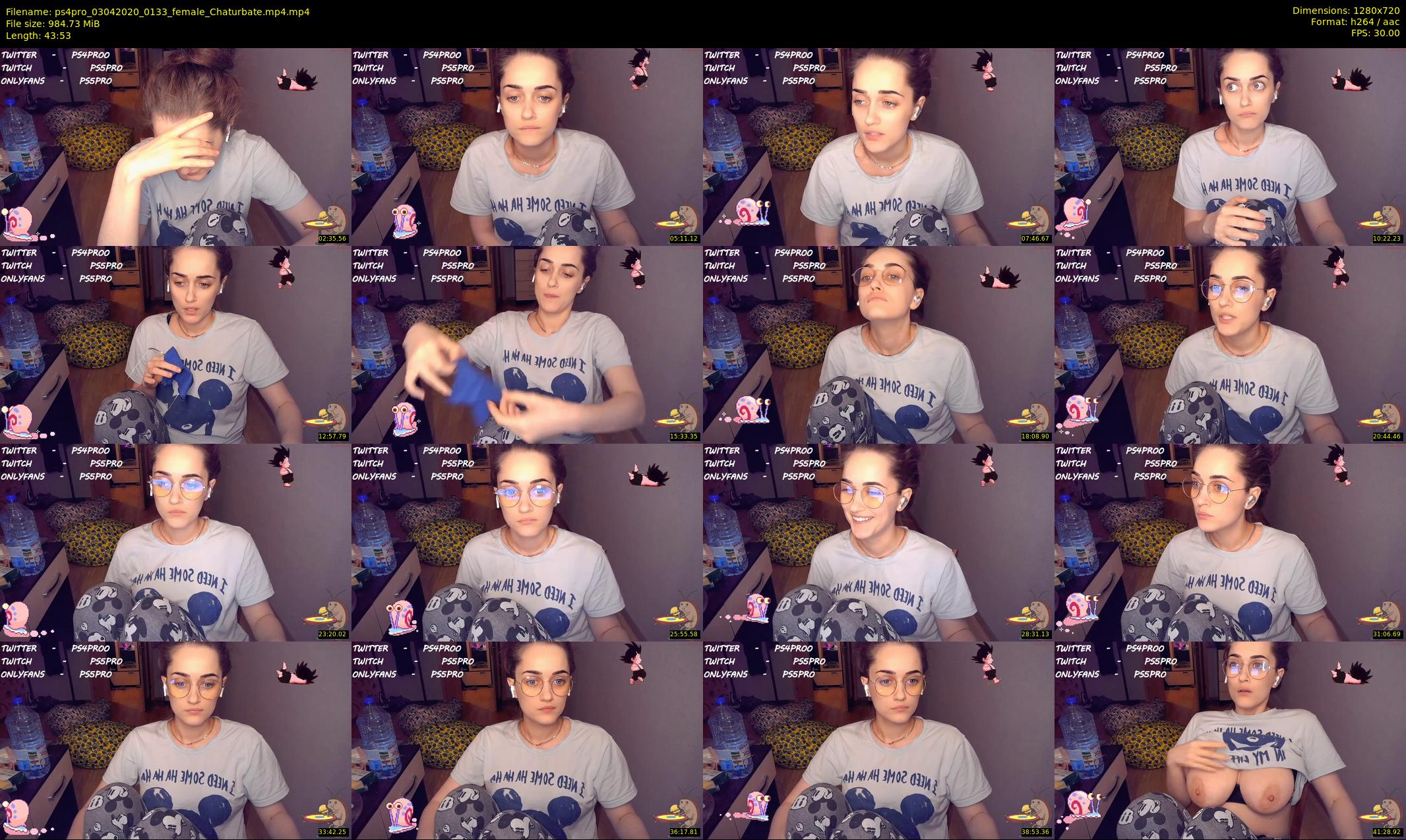 ps4pro — 44 minute Chaturbate female cam show recording, 720p, Apr 3, 2020