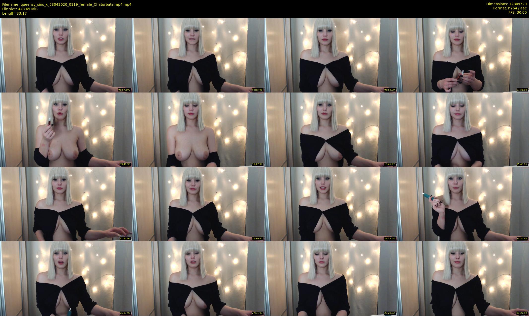 queensy_sins_x — 34 minute Chaturbate female cam show recording, 720p, Apr 3, 2020