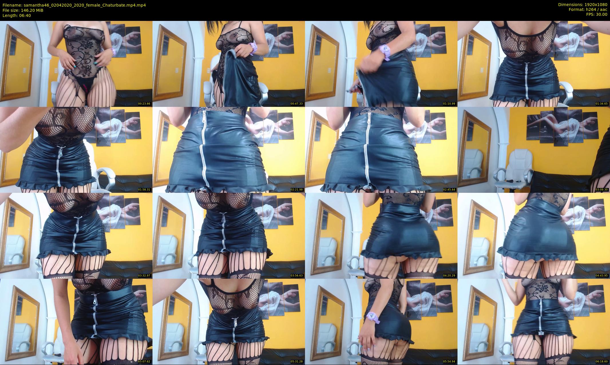 samantha46 — 7 minute Chaturbate female cam show recording, 1080p, Apr 2, 2020