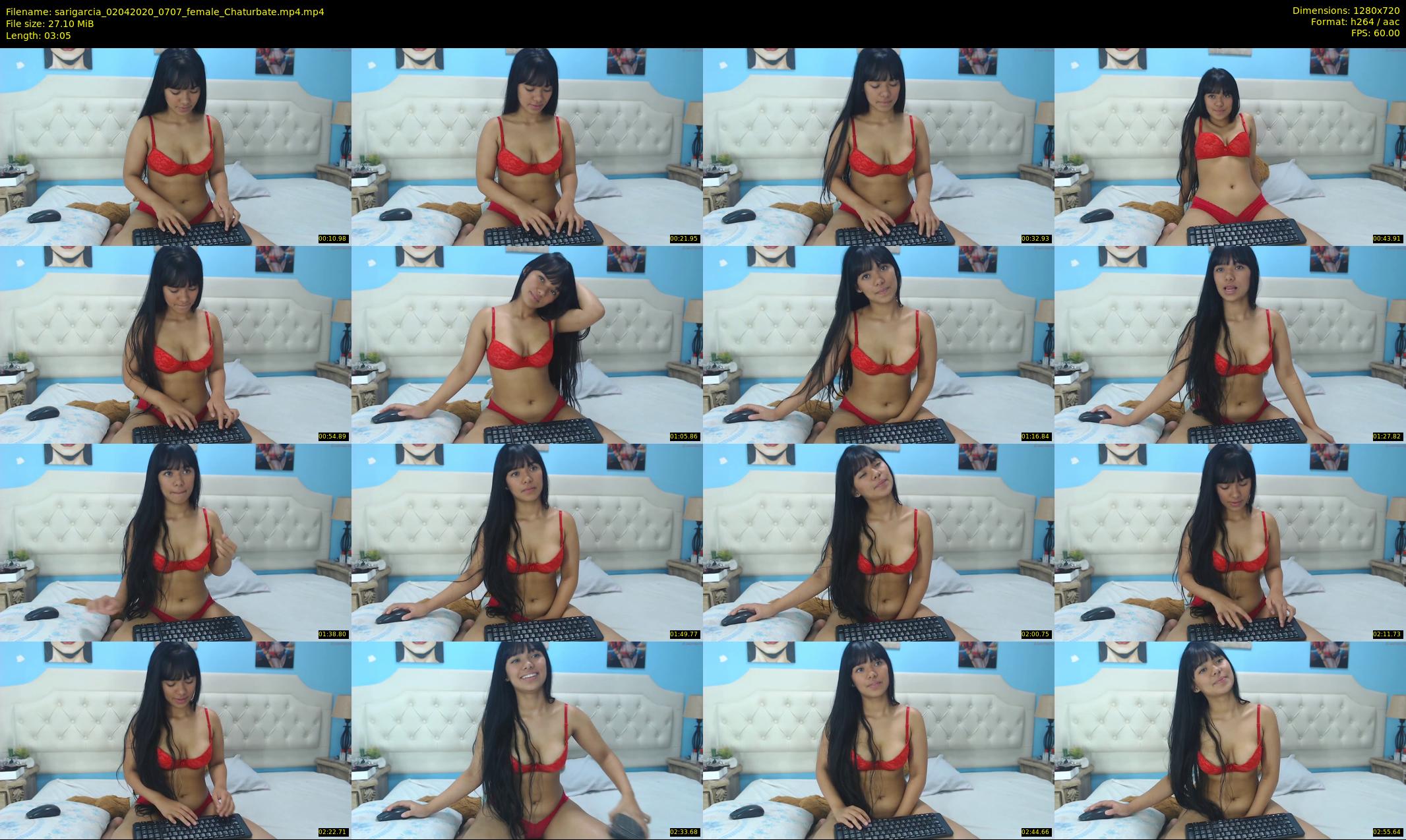 sarigarcia — 4 minute Chaturbate female cam show recording, 720p, Apr 2, 2020