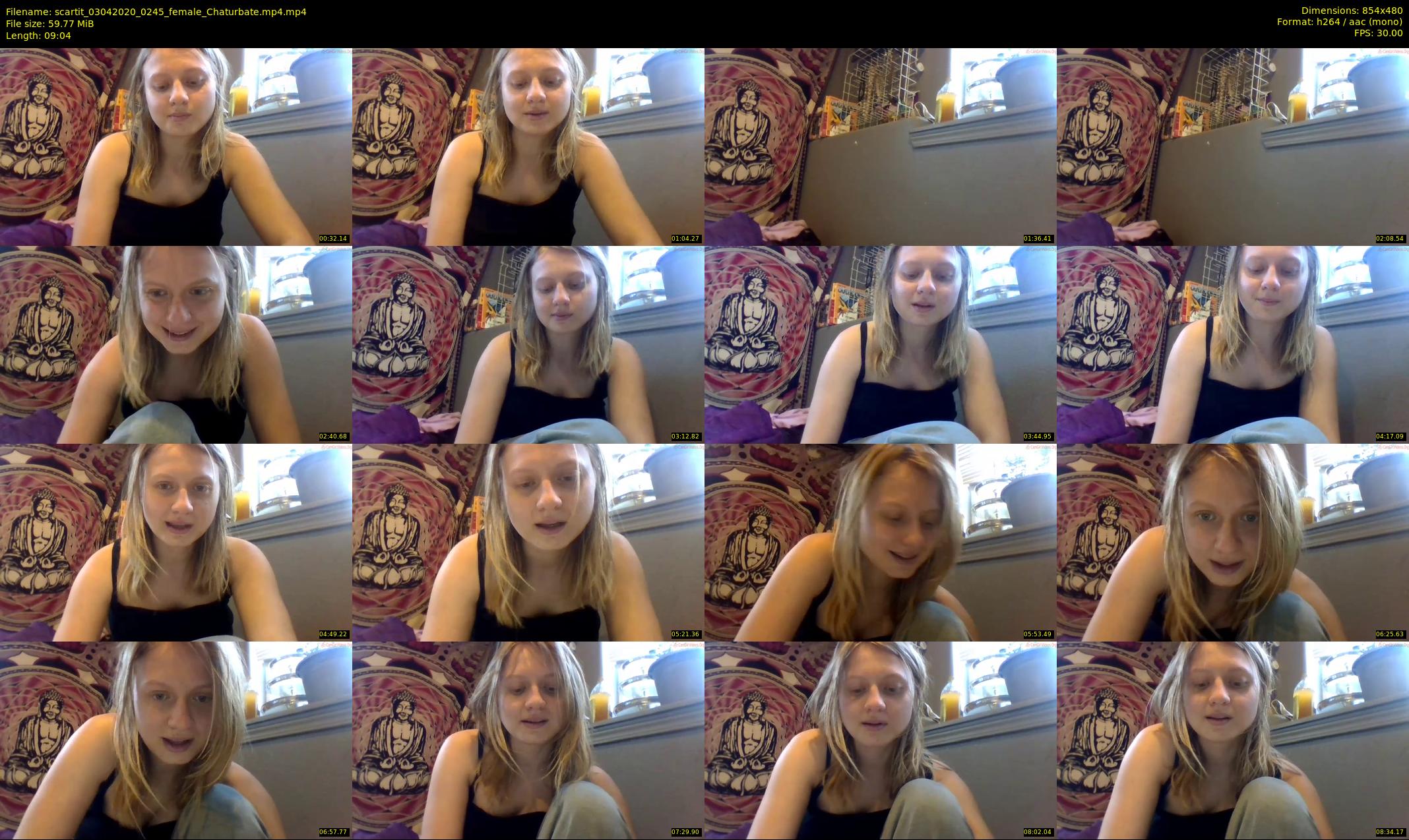 scartit — 10 minute Chaturbate female cam show recording, 480p, Apr 3, 2020