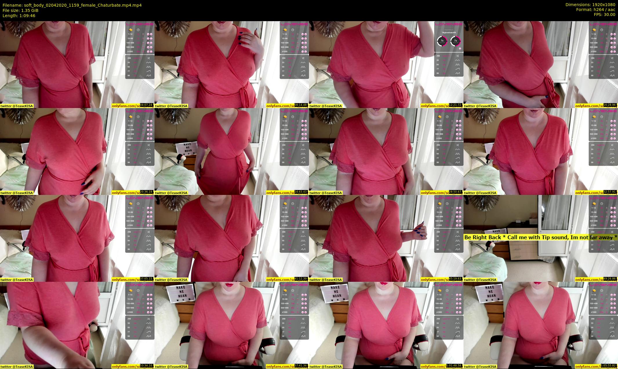 soft_body — 70 minute Chaturbate female cam show recording, 1080p, Apr 2, 2020