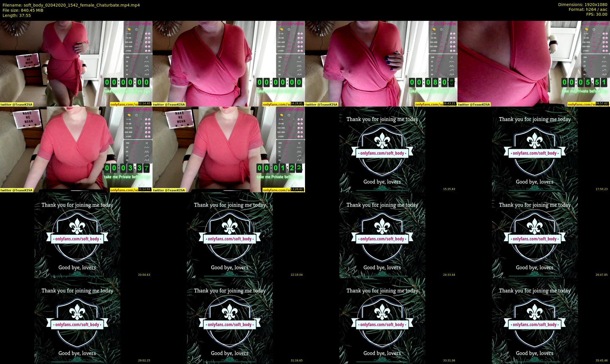 soft_body — 38 minute Chaturbate female cam show recording, 1080p, Apr 2, 2020