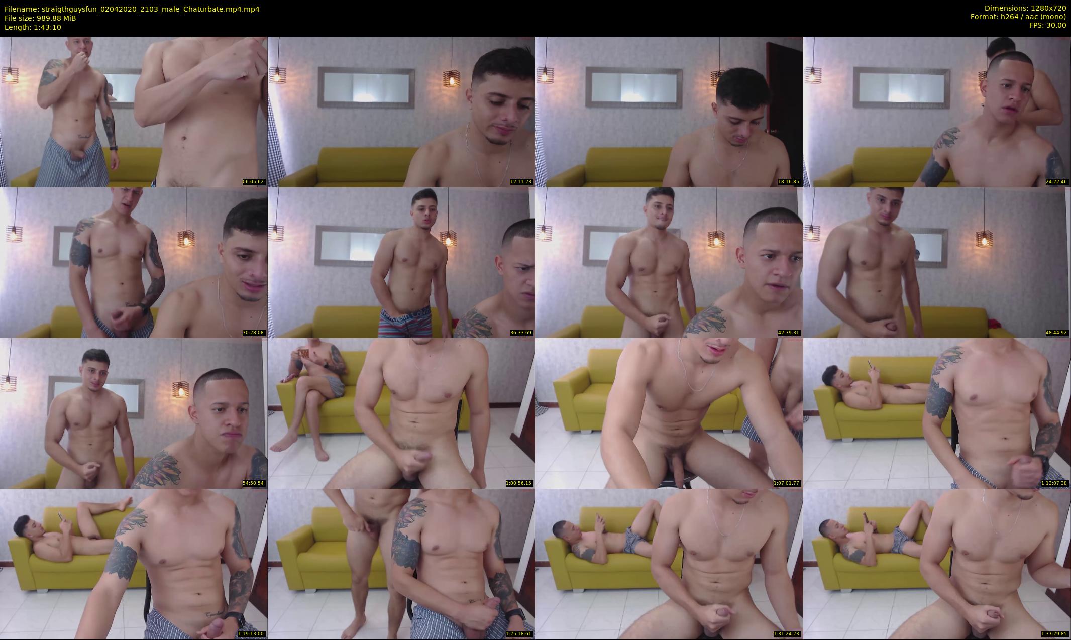 straigthguysfun — 104 minute Chaturbate male cam show recording, 720p, Apr 2, 2020