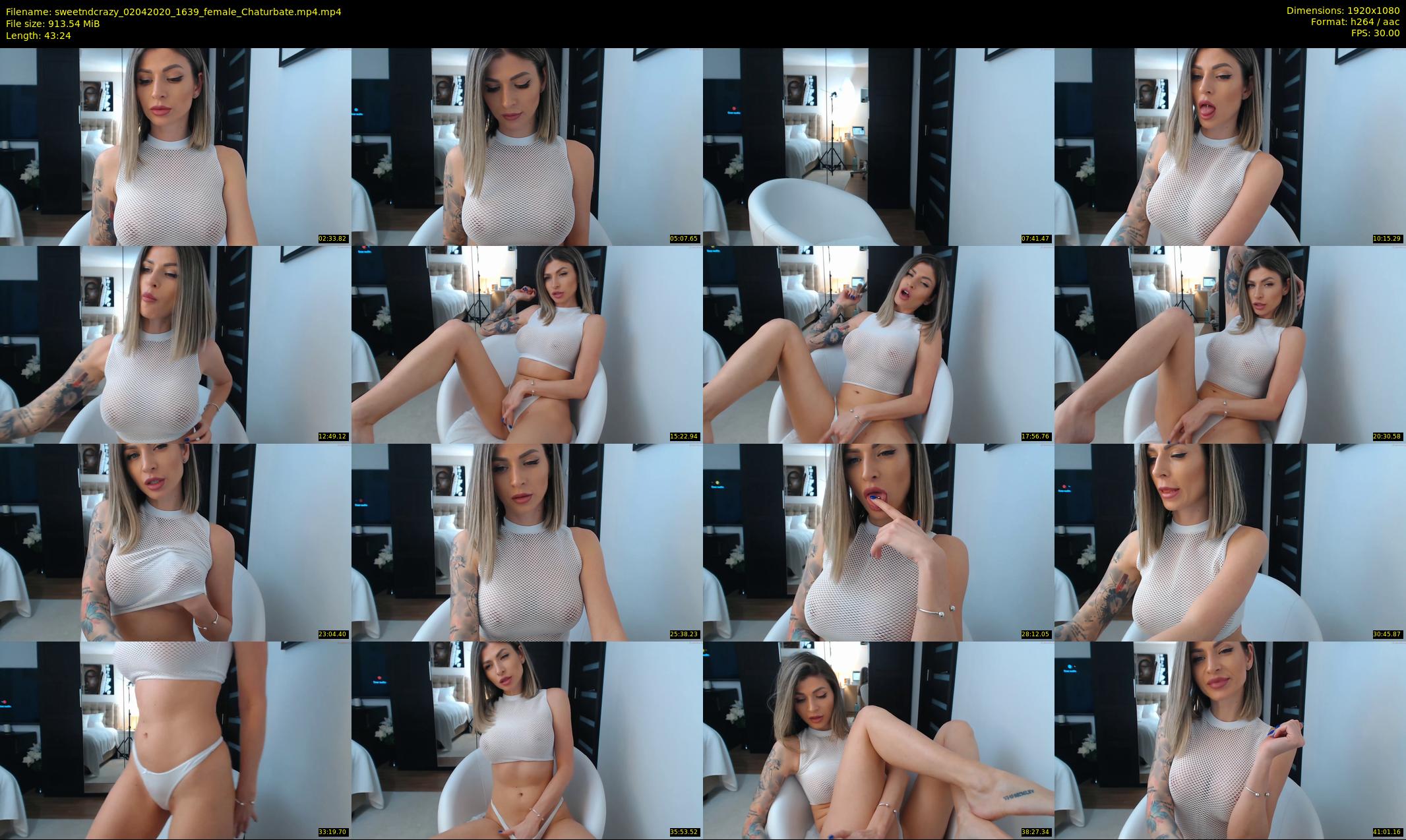 sweetndcrazy — 44 minute Chaturbate female cam show recording, 1080p, Apr 2, 2020
