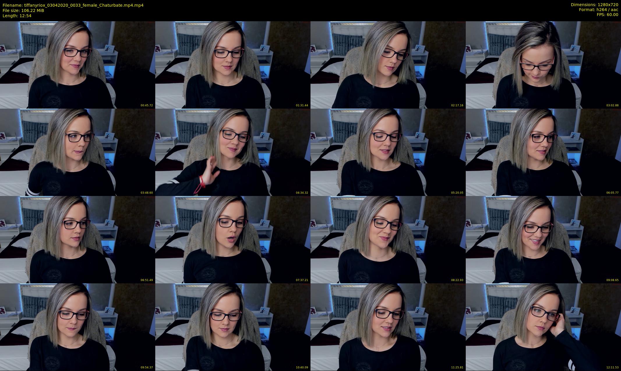 tiffanyriox — 13 minute Chaturbate female cam show recording, 720p, Apr 3, 2020