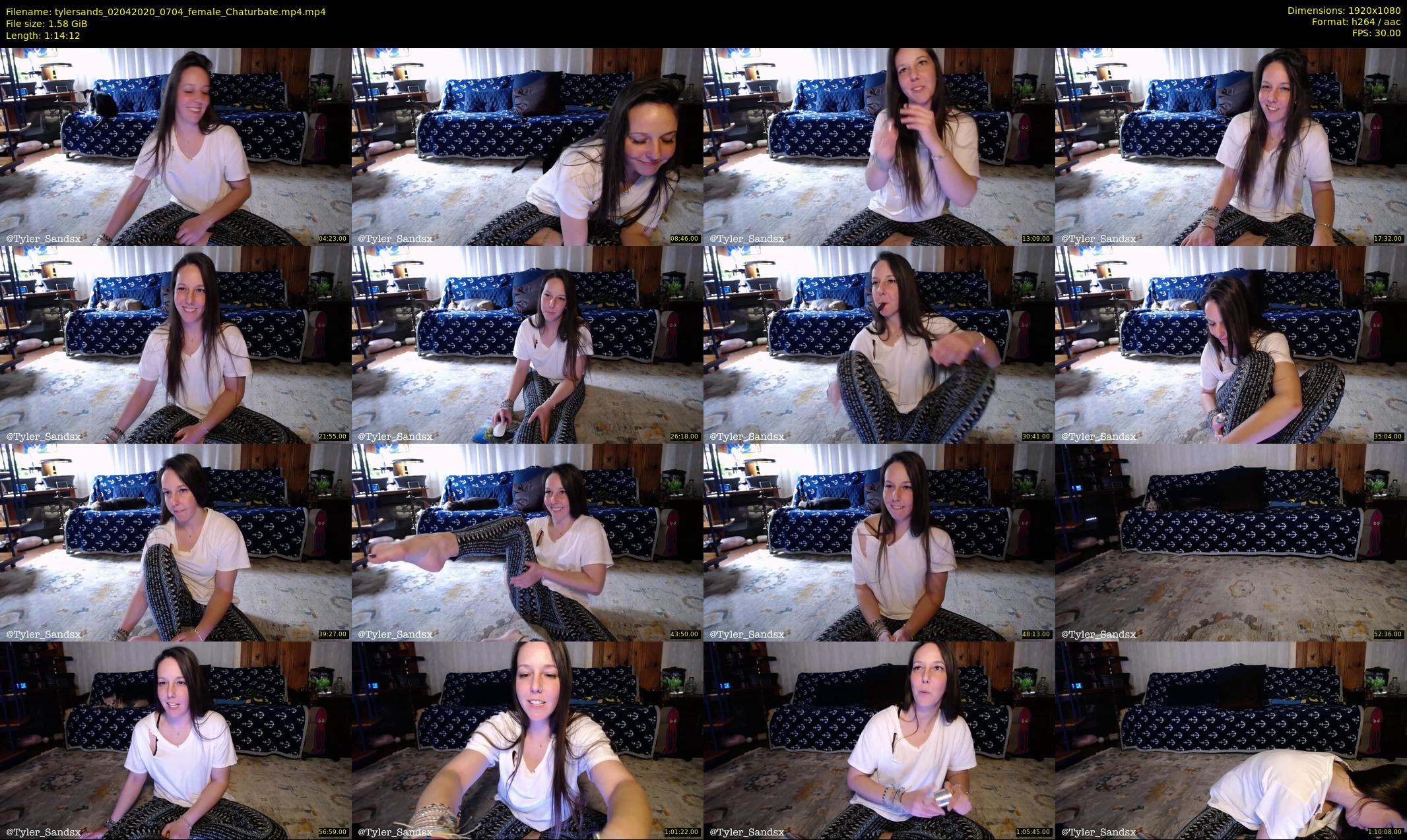 tylersands — 75 minute Chaturbate female cam show recording, 1080p, Apr 2, 2020