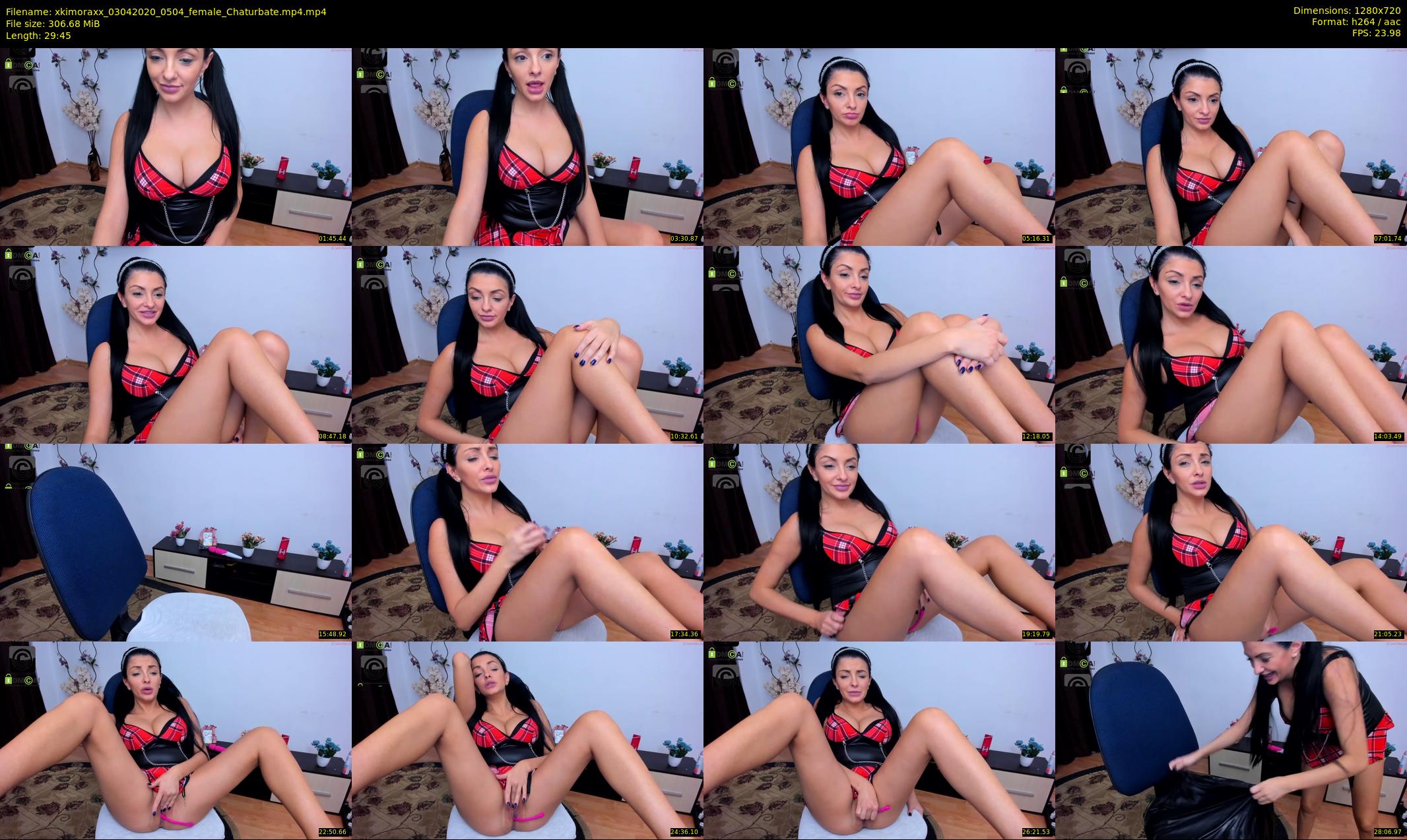 xkimoraxx — 30 minute Chaturbate female cam show recording, 720p, Apr 3, 2020