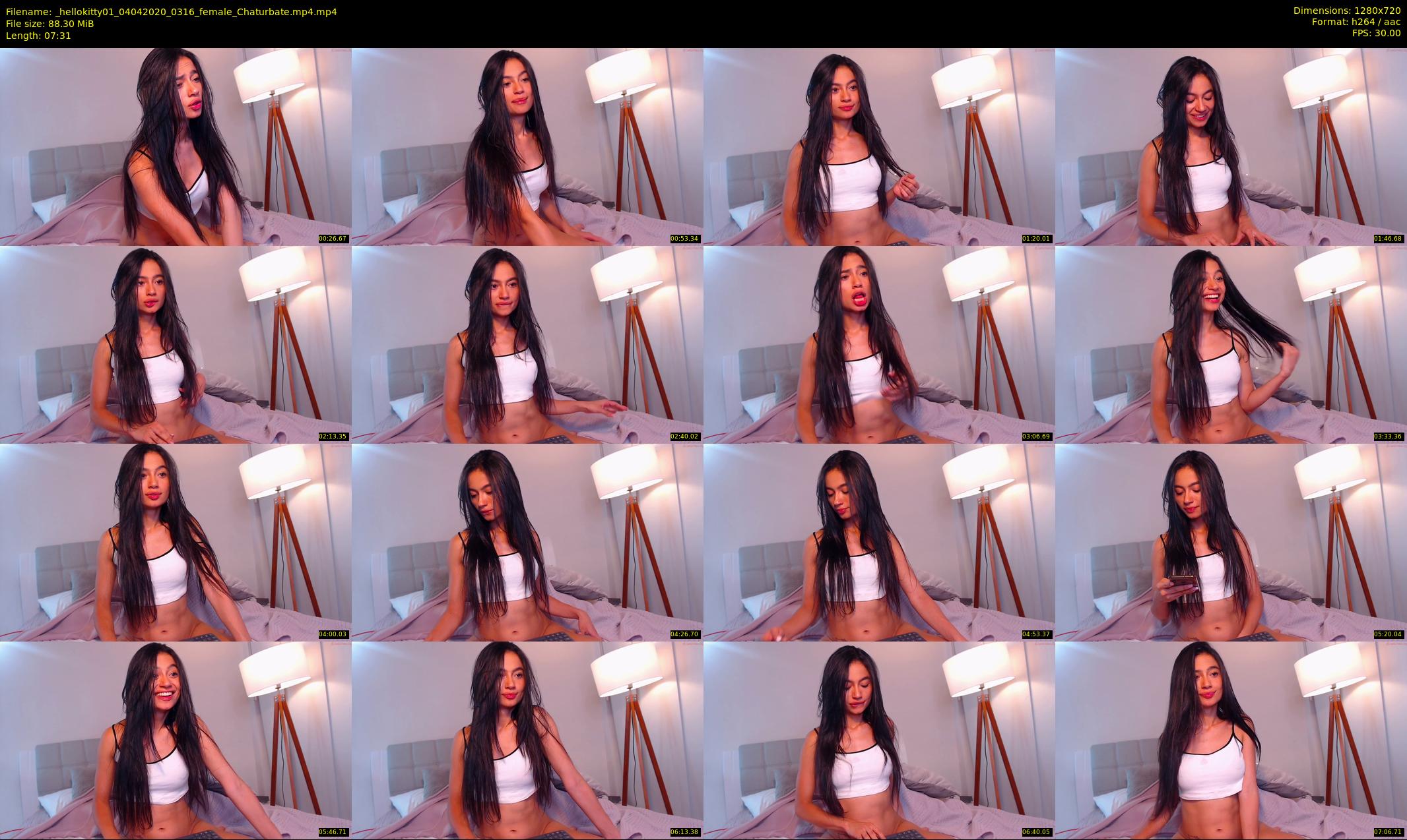 _hellokitty01 — 8 minute Chaturbate female cam show recording, 720p, Apr 4, 2020