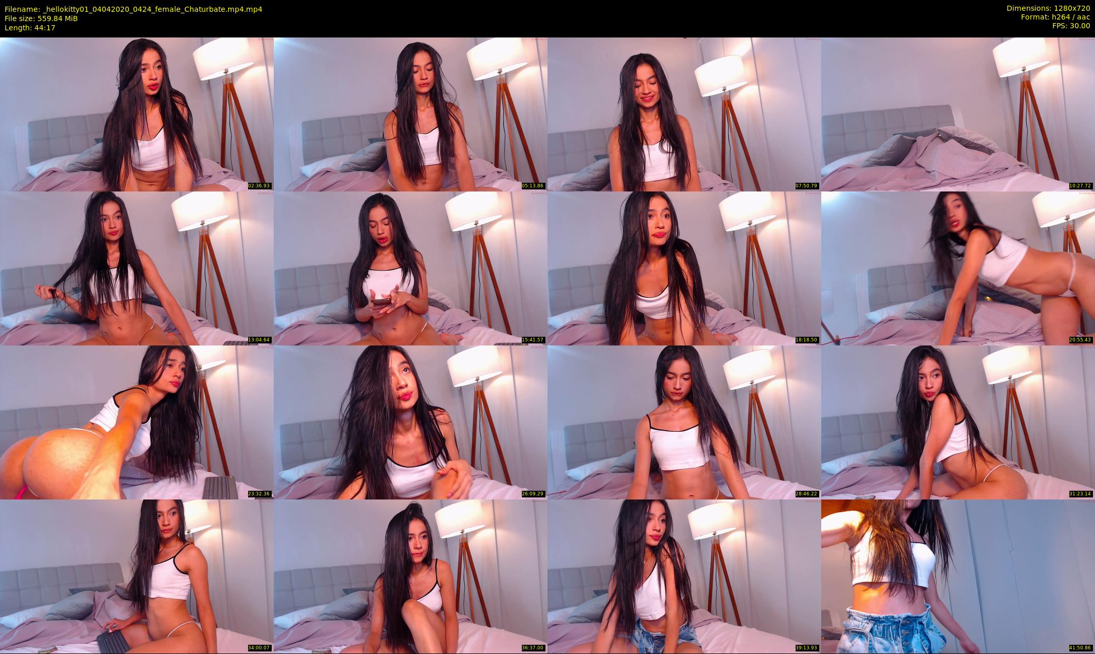 _hellokitty01 — 45 minute Chaturbate female cam show recording, 720p, Apr 4, 2020