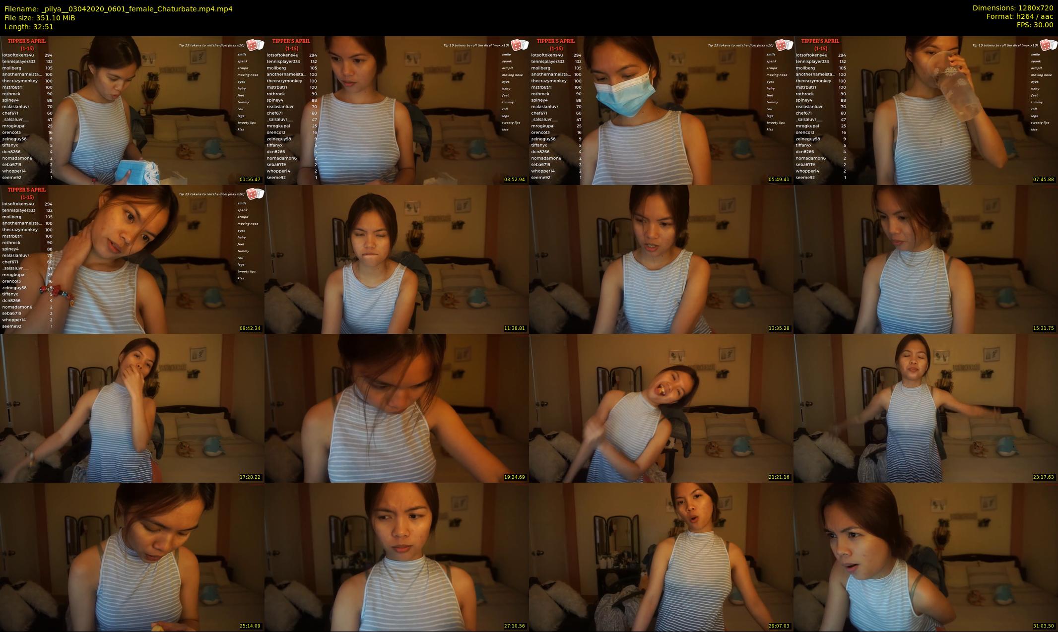 _pilya_ — 33 minute Chaturbate female cam show recording, 720p, Apr 3, 2020
