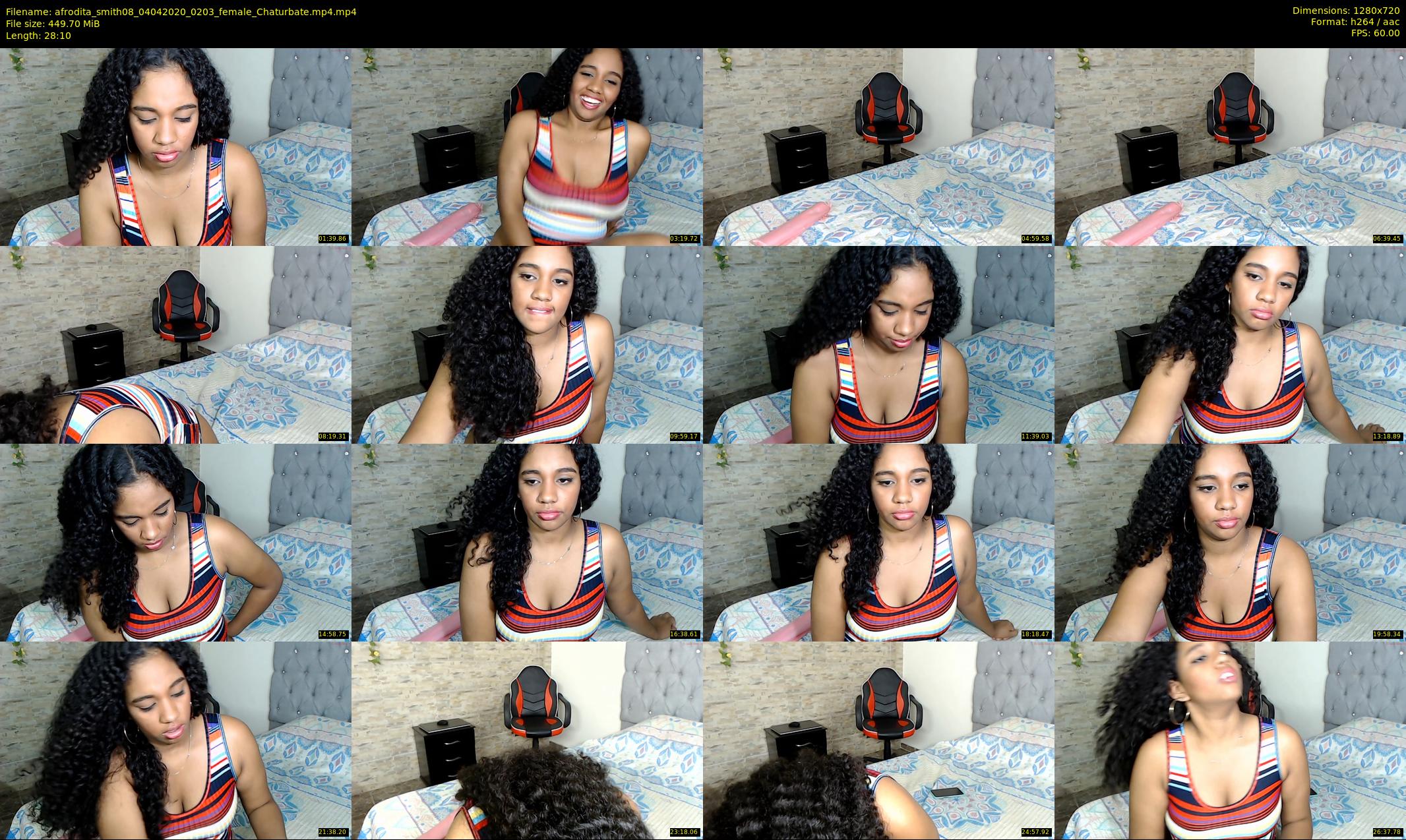afrodita_smith08 — 29 minute Chaturbate female cam show recording, 720p, Apr 4, 2020