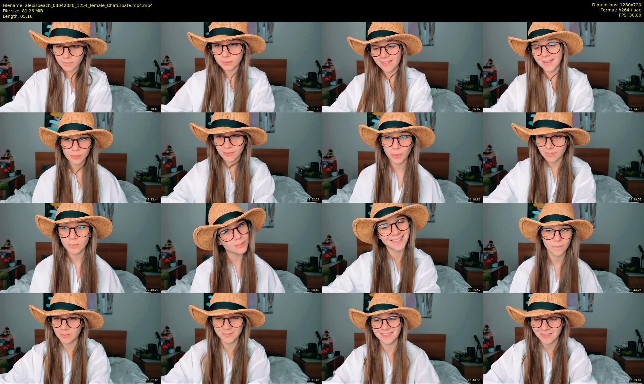 alexispeach — 6 minute Chaturbate female cam show recording, 720p, Apr 3, 2020