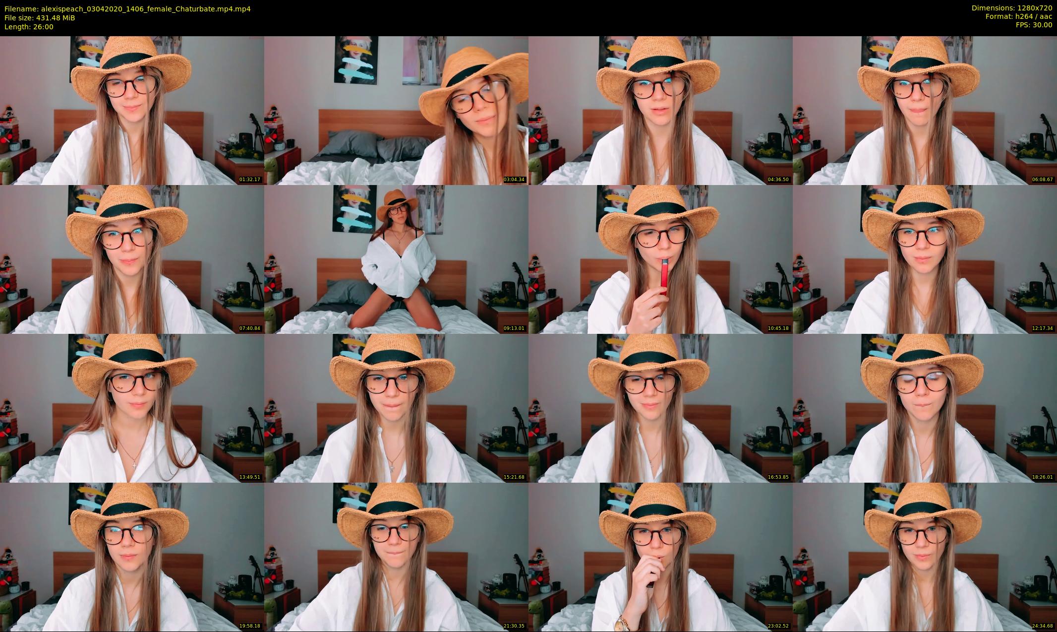 alexispeach — 26 minute Chaturbate female cam show recording, 720p, Apr 3, 2020