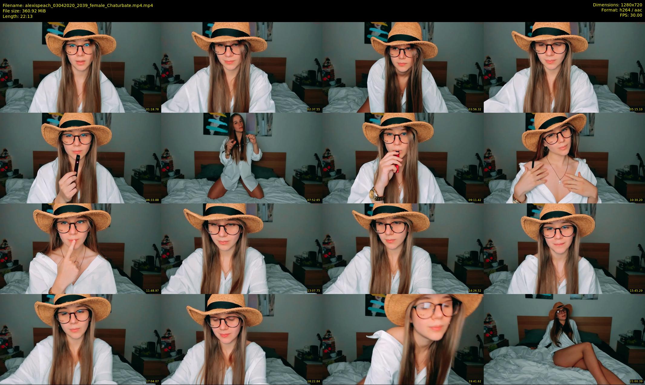 alexispeach — 23 minute Chaturbate female cam show recording, 720p, Apr 3, 2020