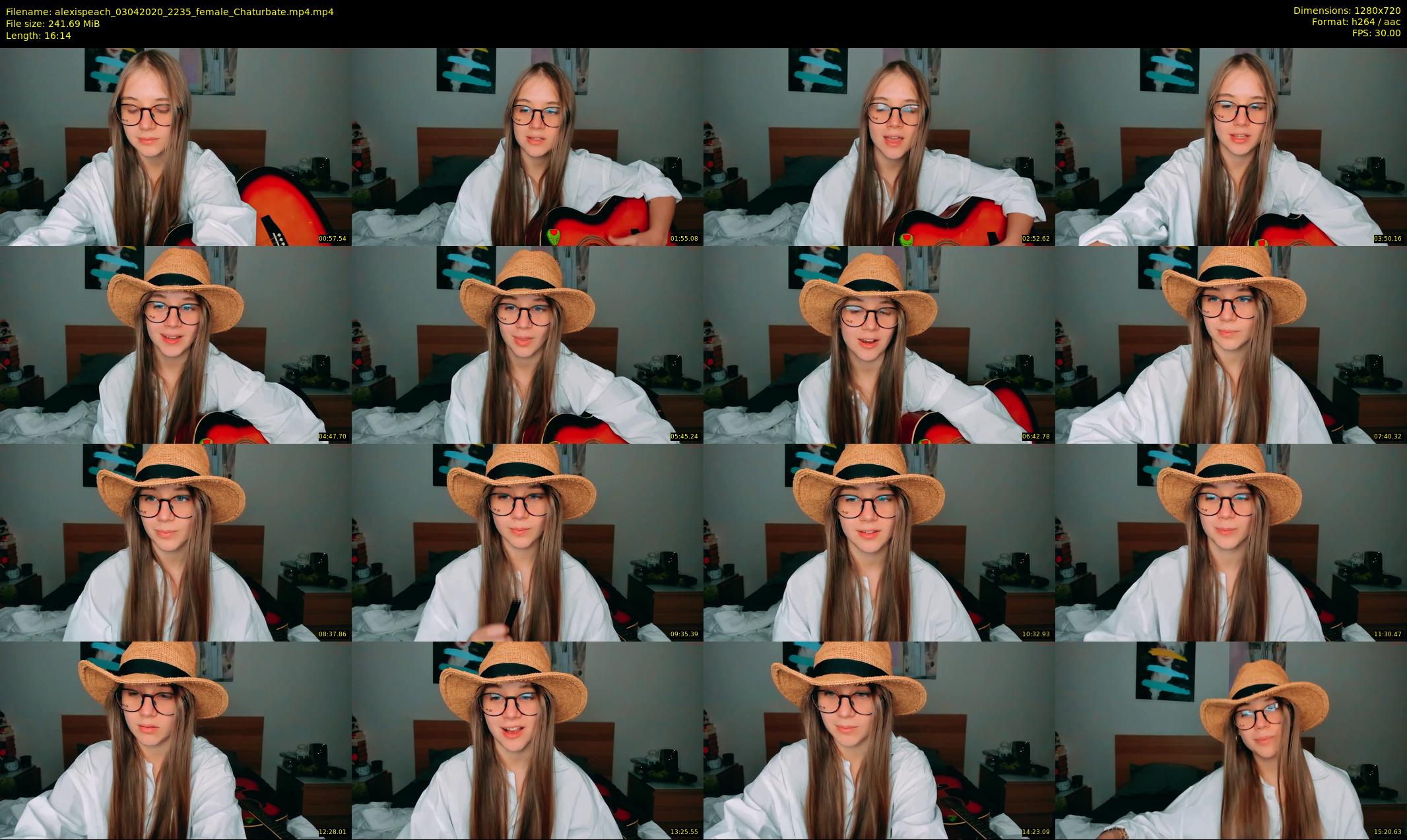 alexispeach — 17 minute Chaturbate female cam show recording, 720p, Apr 3, 2020