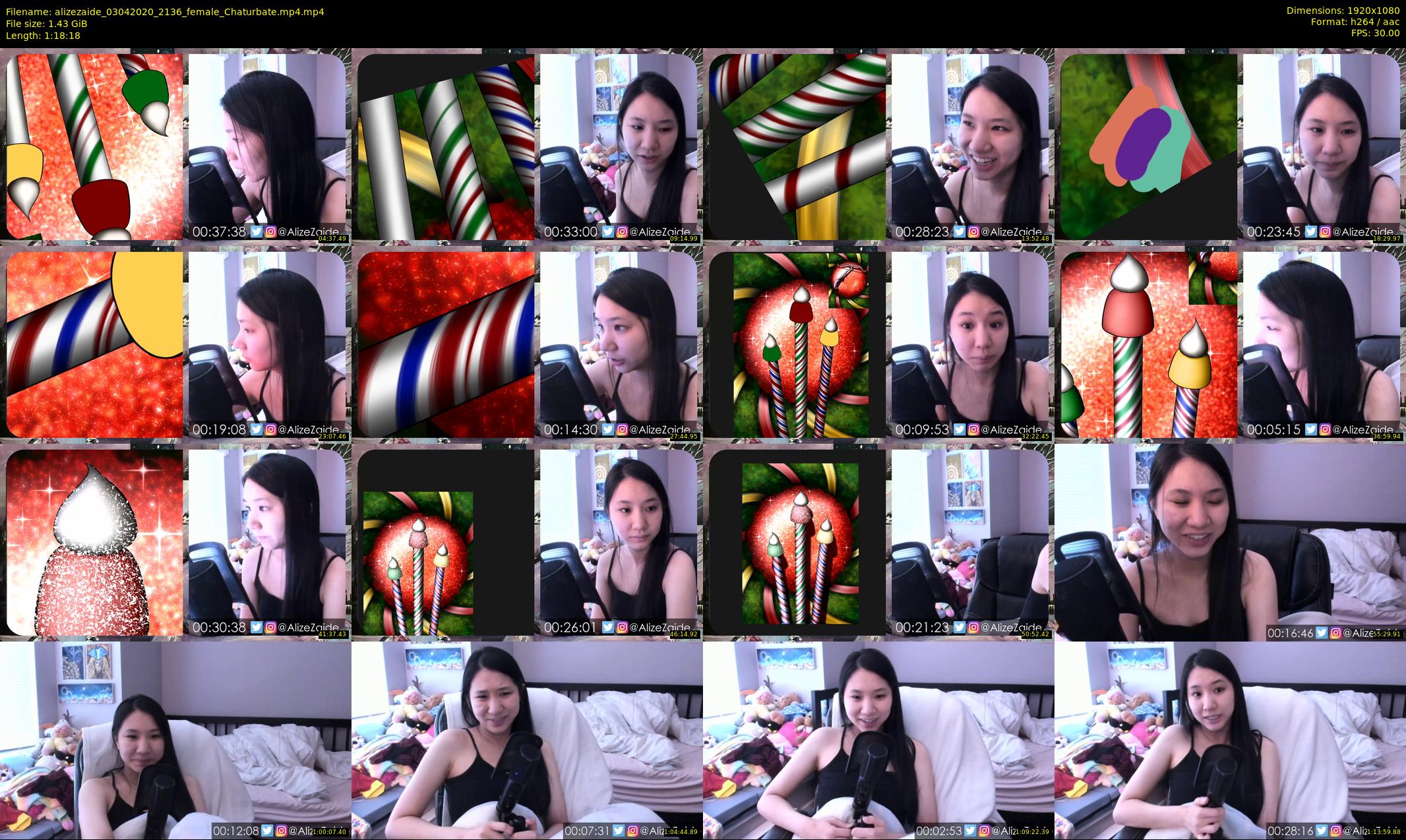 alizezaide — 79 minute Chaturbate female cam show recording, 1080p, Apr 3, 2020