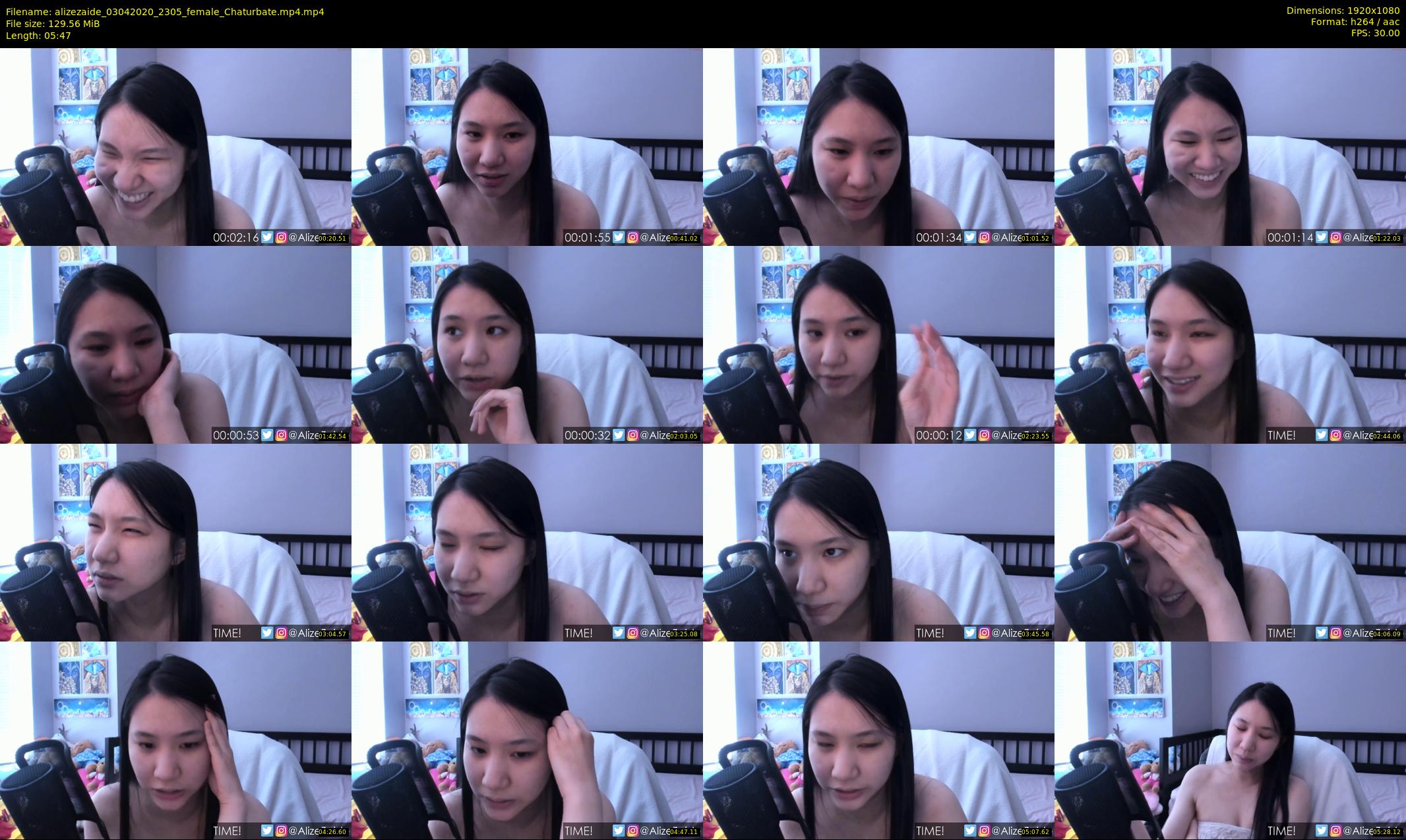 alizezaide — 6 minute Chaturbate female cam show recording, 1080p, Apr 3, 2020