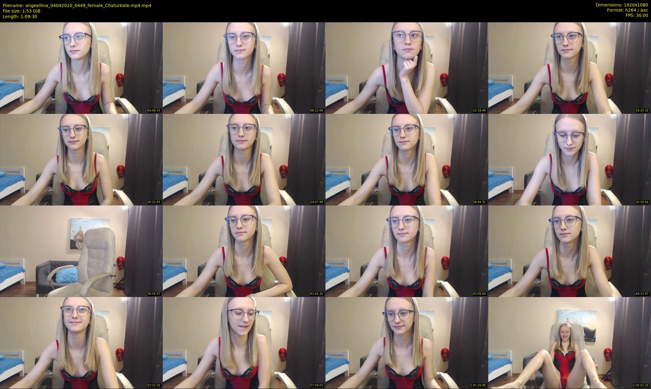 angeellina — 70 minute Chaturbate female cam show recording, 1080p, Apr 4, 2020