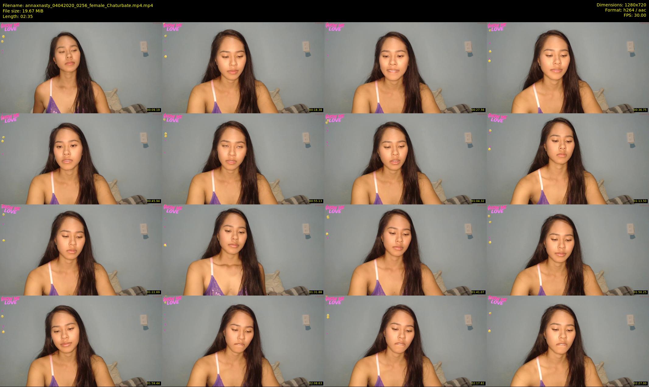 annaxnasty — 3 minute Chaturbate female cam show recording, 720p, Apr 4, 2020