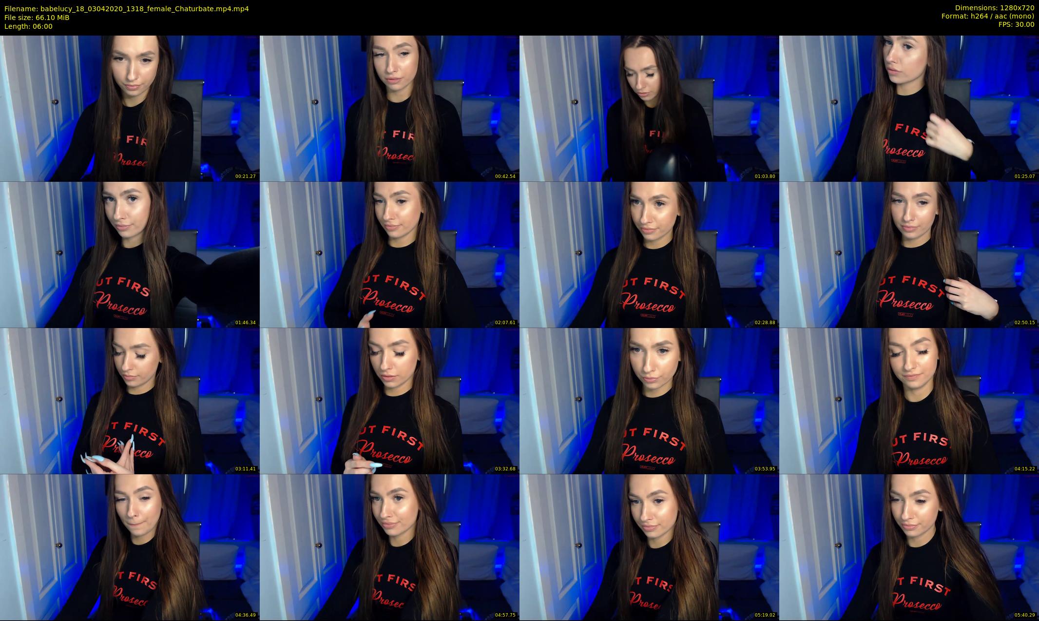 babelucy_18 — 6 minute Chaturbate female cam show recording, 720p, Apr 3, 2020