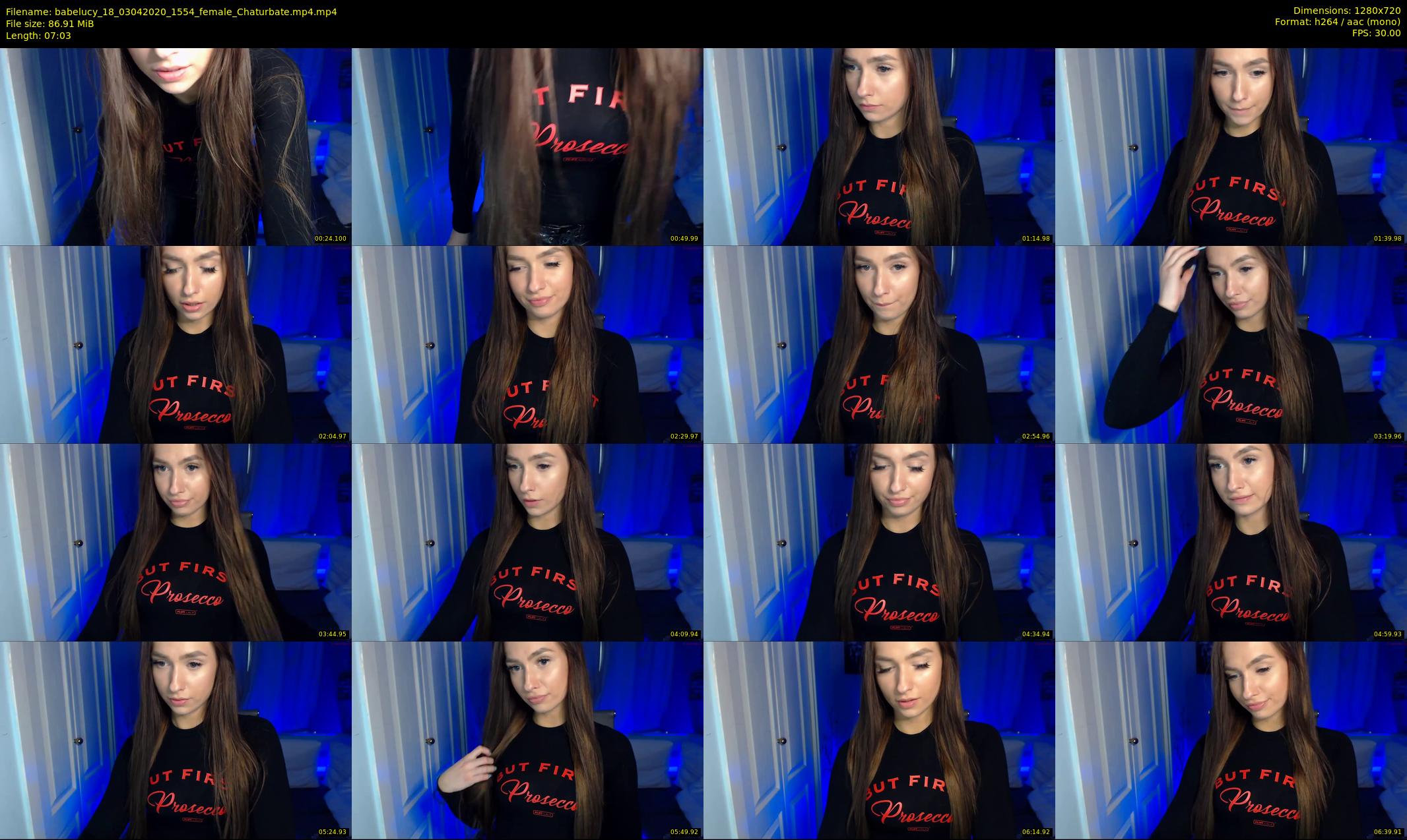 babelucy_18 — 8 minute Chaturbate female cam show recording, 720p, Apr 3, 2020
