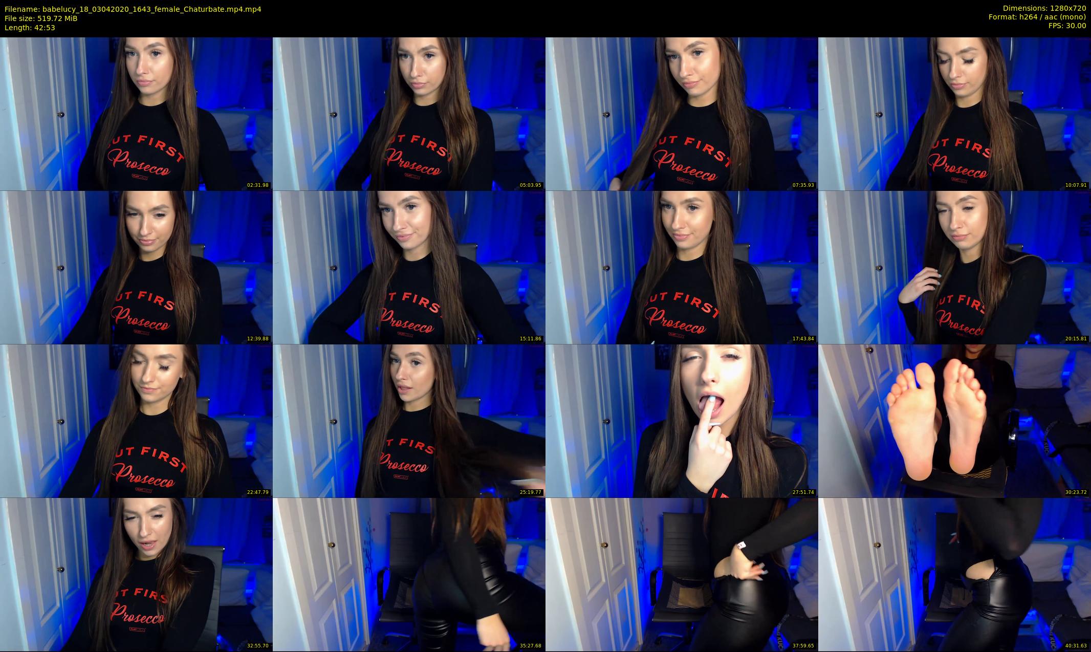 babelucy_18 — 43 minute Chaturbate female cam show recording, 720p, Apr 3, 2020