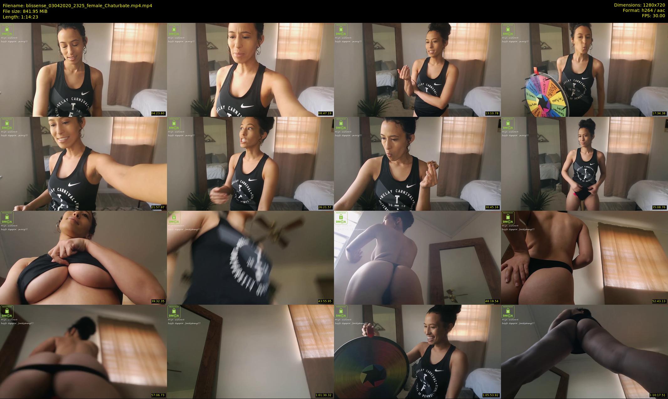 blissense — 75 minute Chaturbate female cam show recording, 720p, Apr 3, 2020