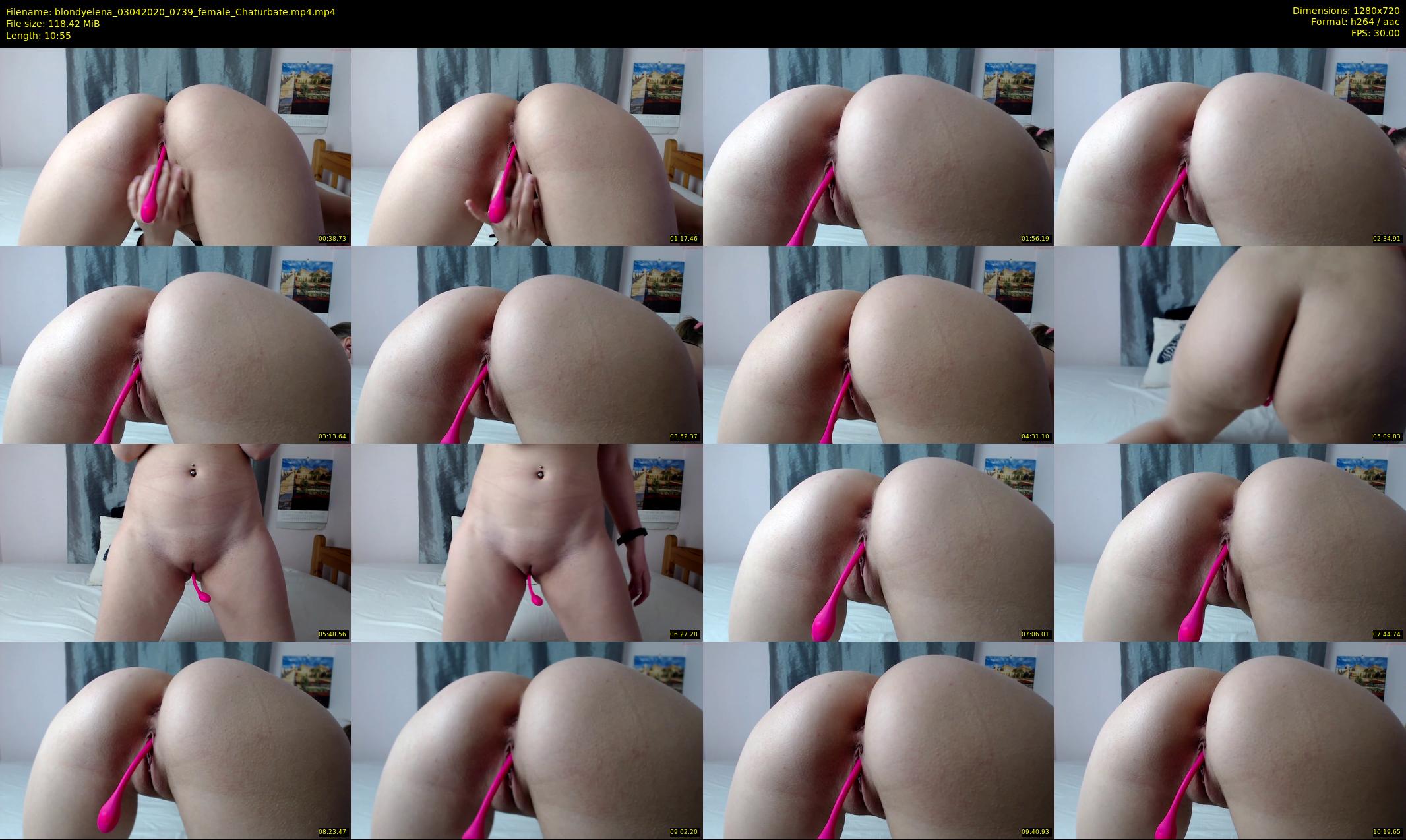 blondyelena — 11 minute Chaturbate female cam show recording, 720p, Apr 3, 2020