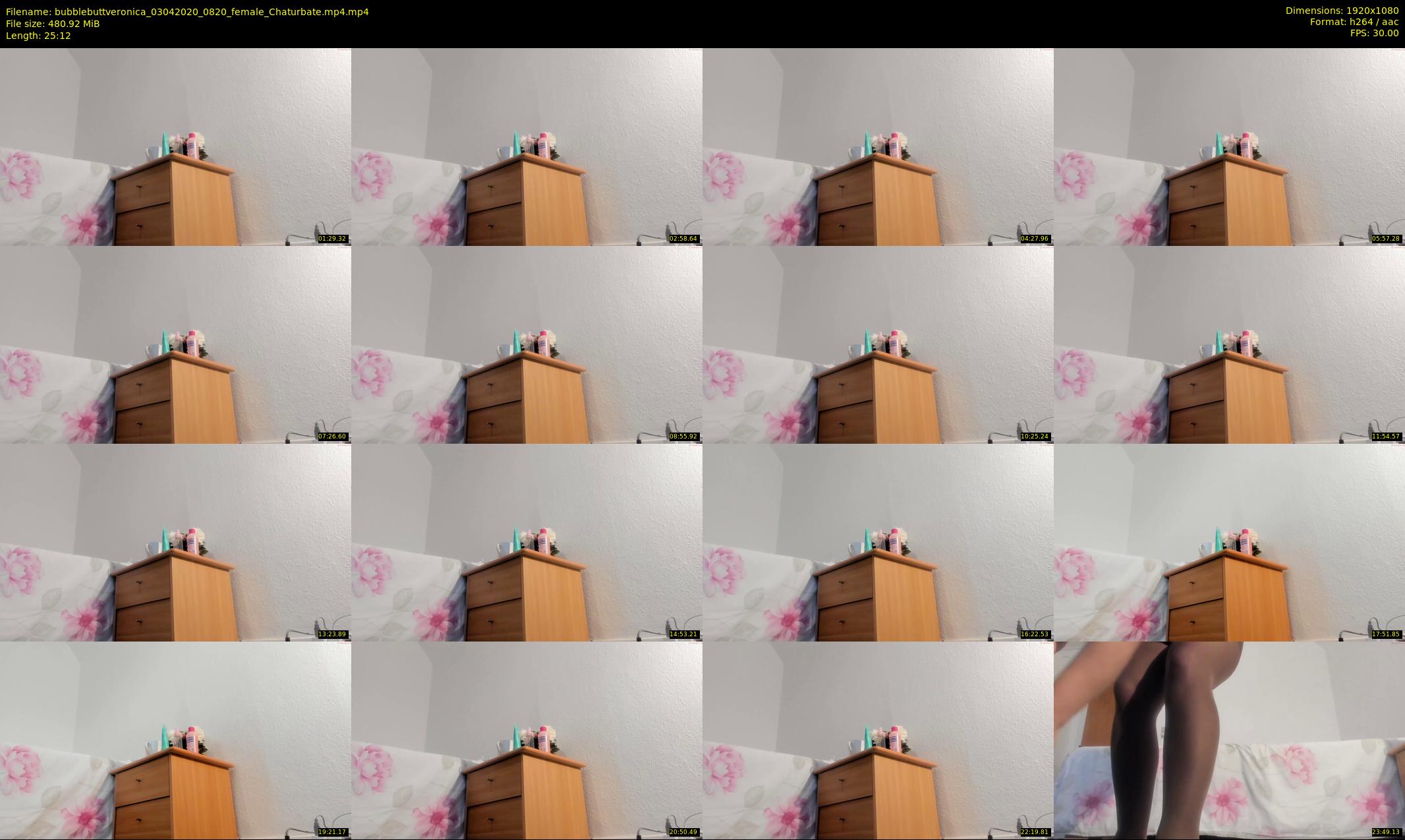 bubblebuttveronica — 26 minute Chaturbate female cam show recording, 1080p, Apr 3, 2020