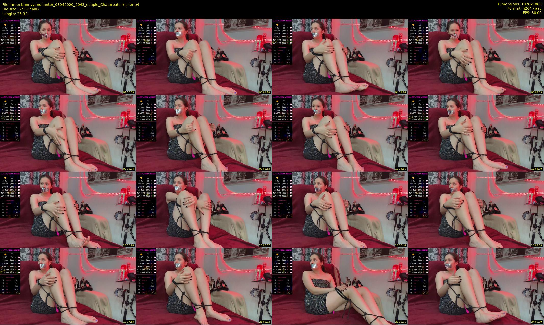 bunnyyandhunter — 26 minute Chaturbate couple cam show recording, 1080p, Apr 3, 2020