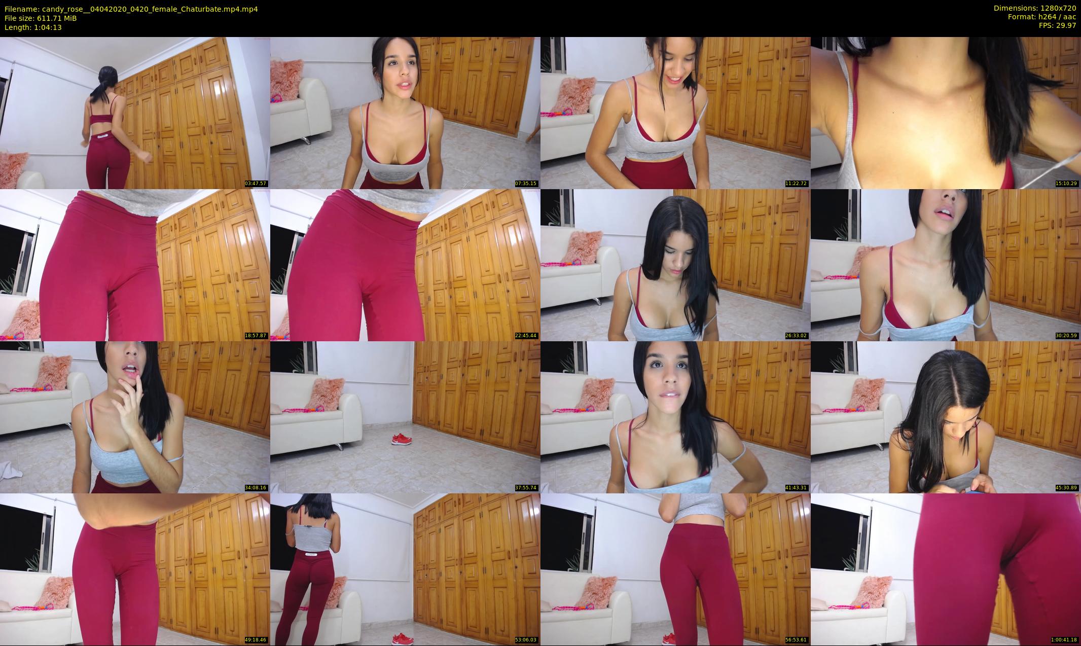 candy_rose_ — 65 minute Chaturbate female cam show recording, 720p, Apr 4, 2020