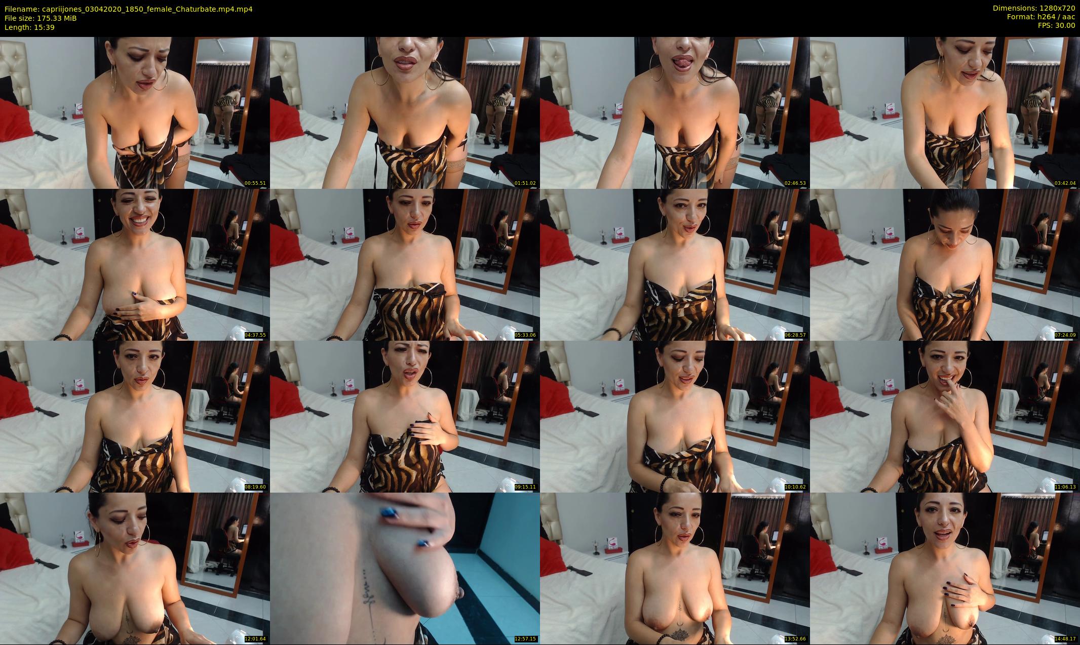 capriijones — 16 minute Chaturbate female cam show recording, 720p, Apr 3, 2020