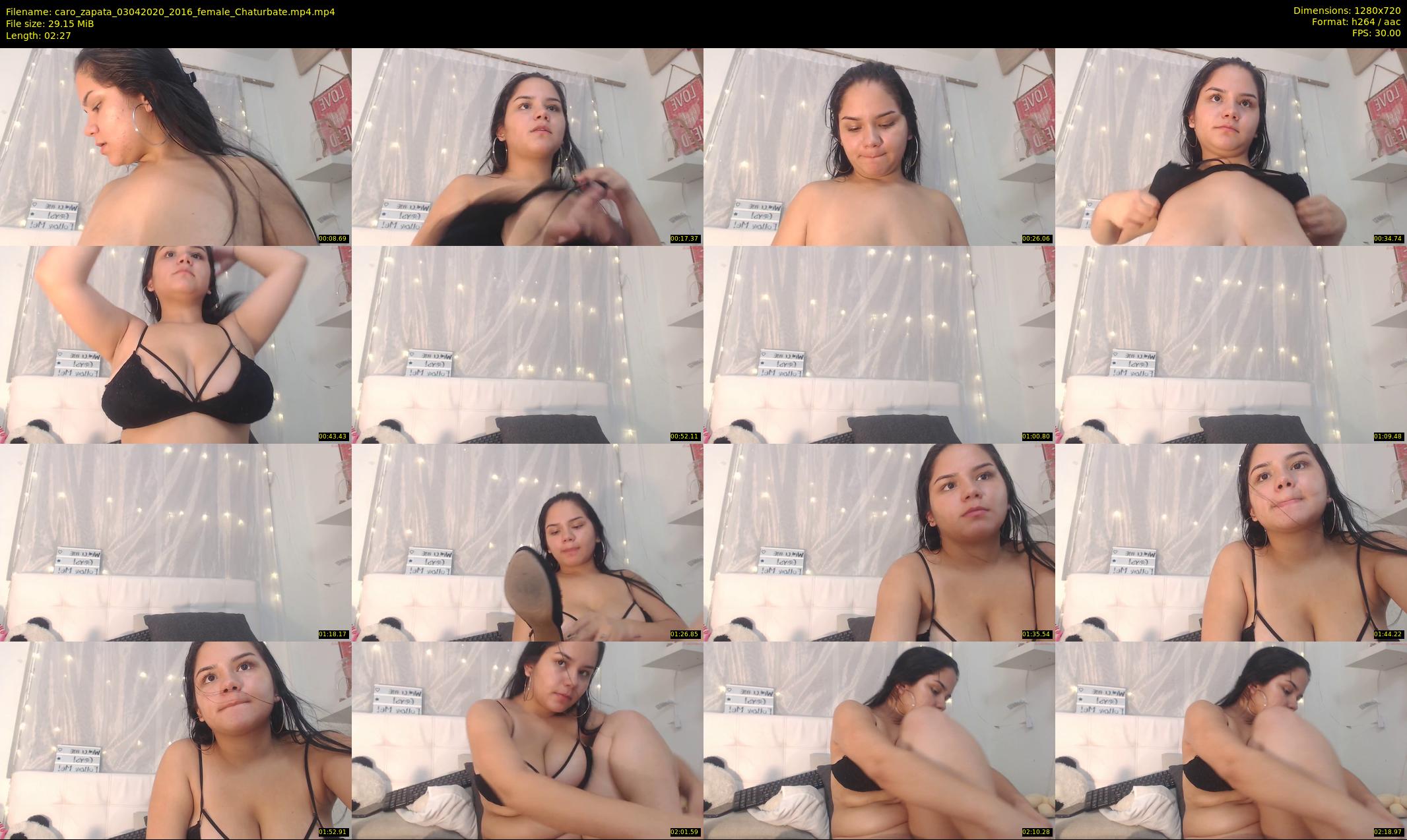 caro_zapata — 3 minute Chaturbate female cam show recording, 720p, Apr 3, 2020