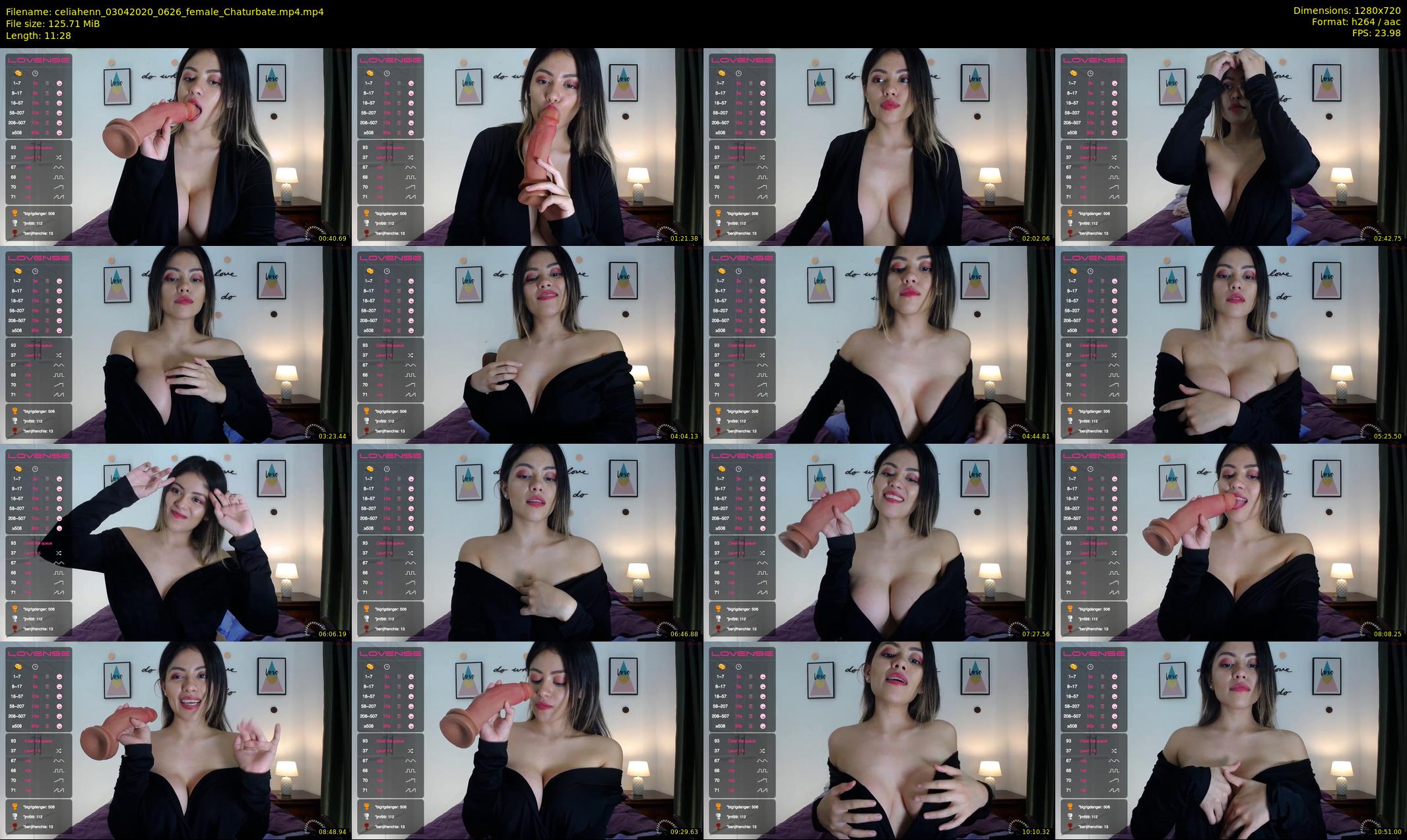 celiahenn — 12 minute Chaturbate female cam show recording, 720p, Apr 3, 2020