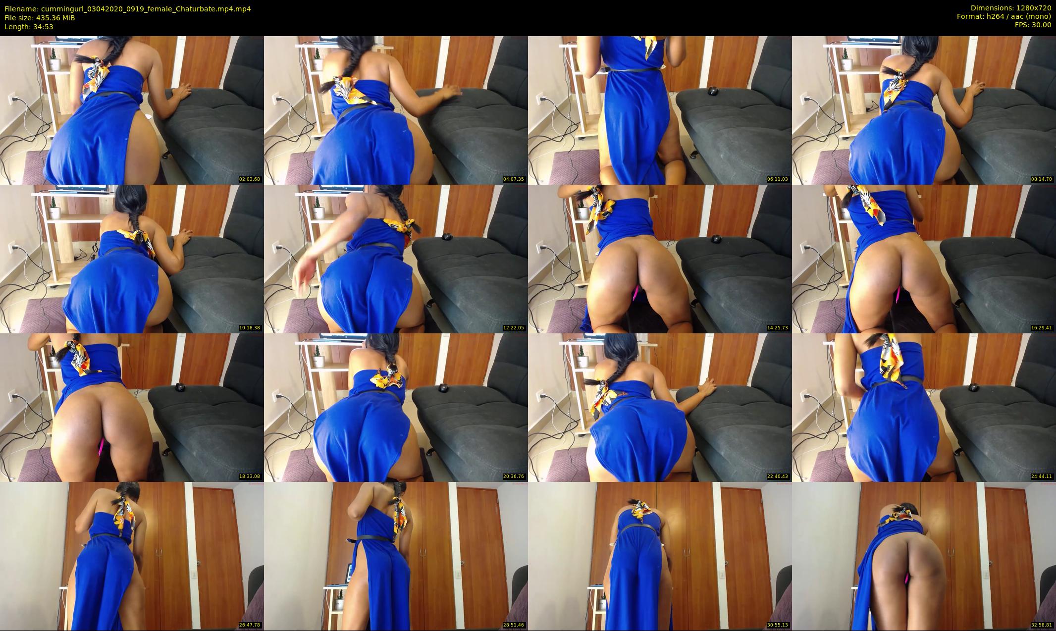 cummingurl — 35 minute Chaturbate couple cam show recording, 720p, Apr 3, 2020