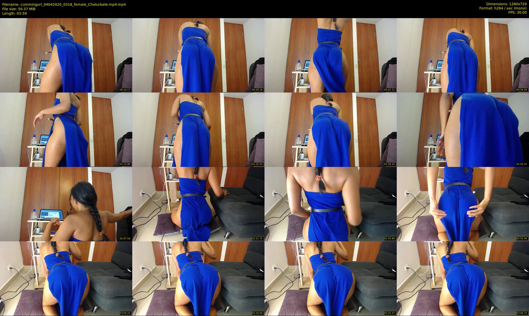 cummingurl — 4 minute Chaturbate couple cam show recording, 720p, Apr 4, 2020
