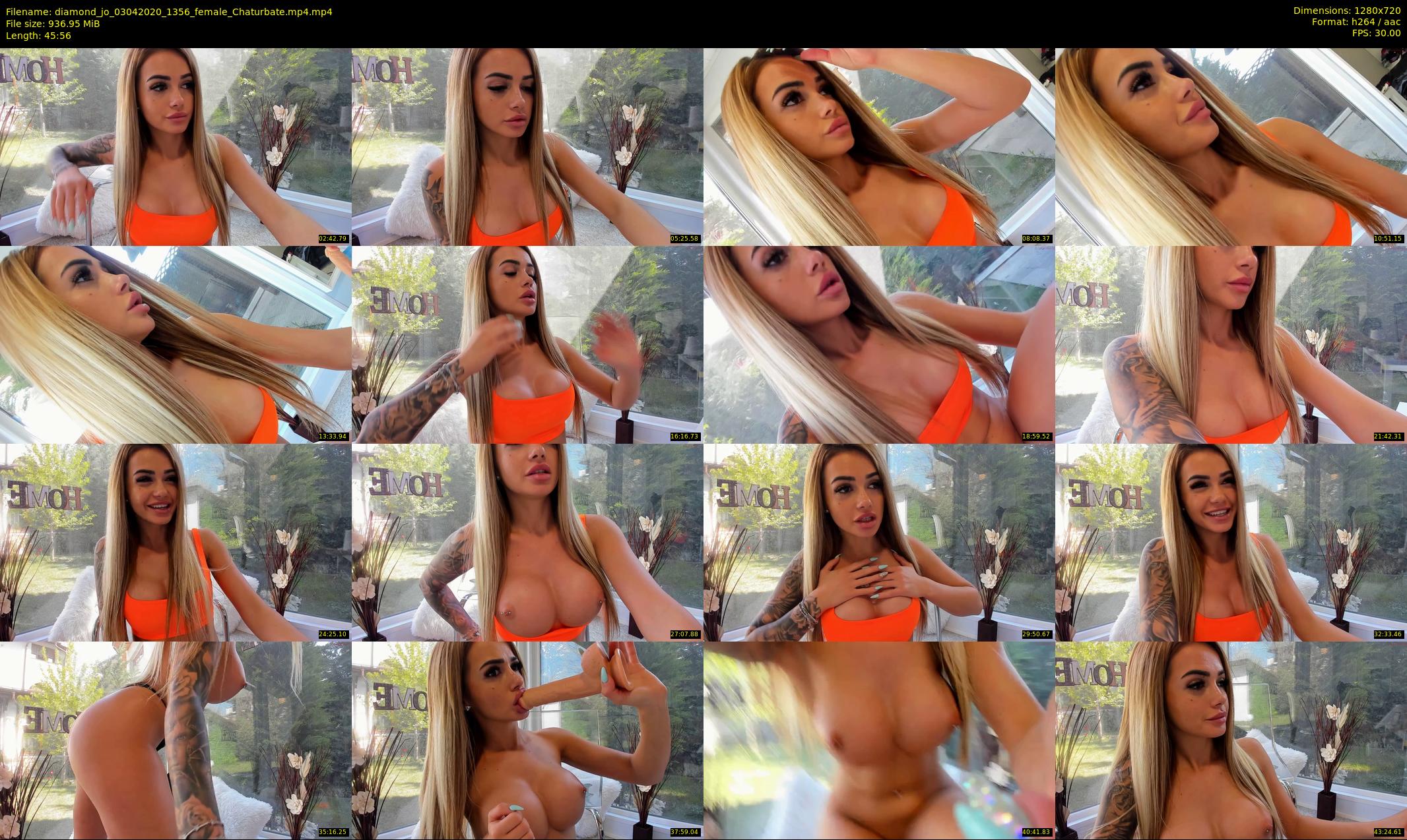 diamond_jo — 46 minute Chaturbate female cam show recording, 720p, Apr 3, 2020
