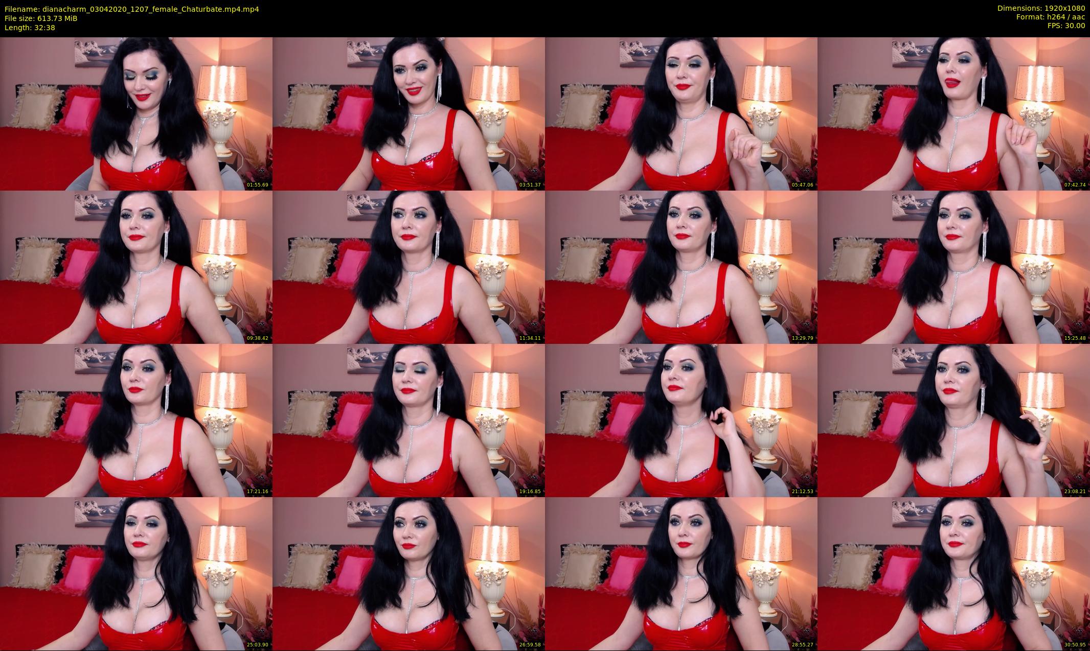 dianacharm — 33 minute Chaturbate female cam show recording, 1080p, Apr 3, 2020